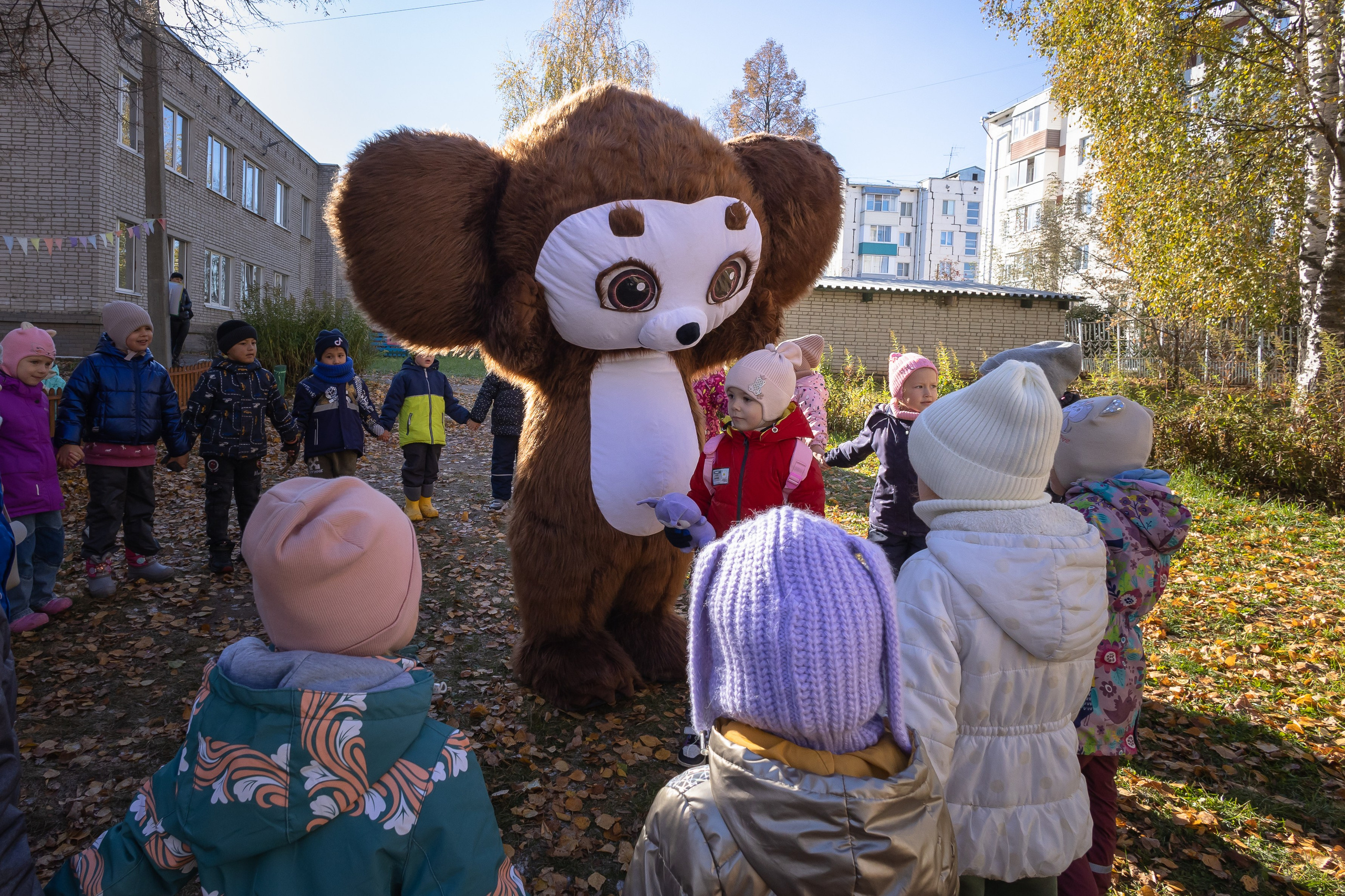 Детский день рождения с Чебурашкой