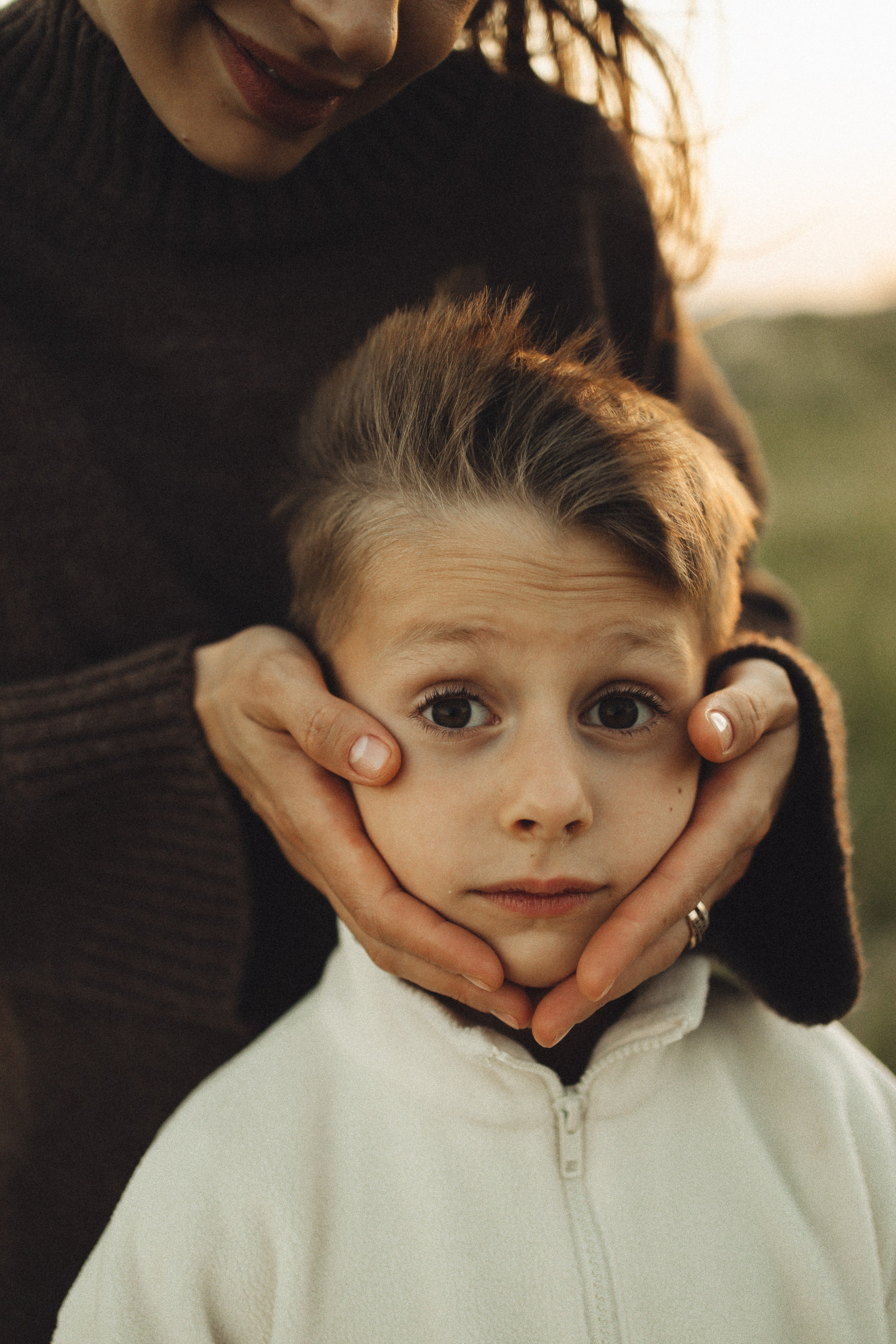 Семейная история, закат в Мержаново. Семейный и детский фотограф, таганрог, ростов-на-дону