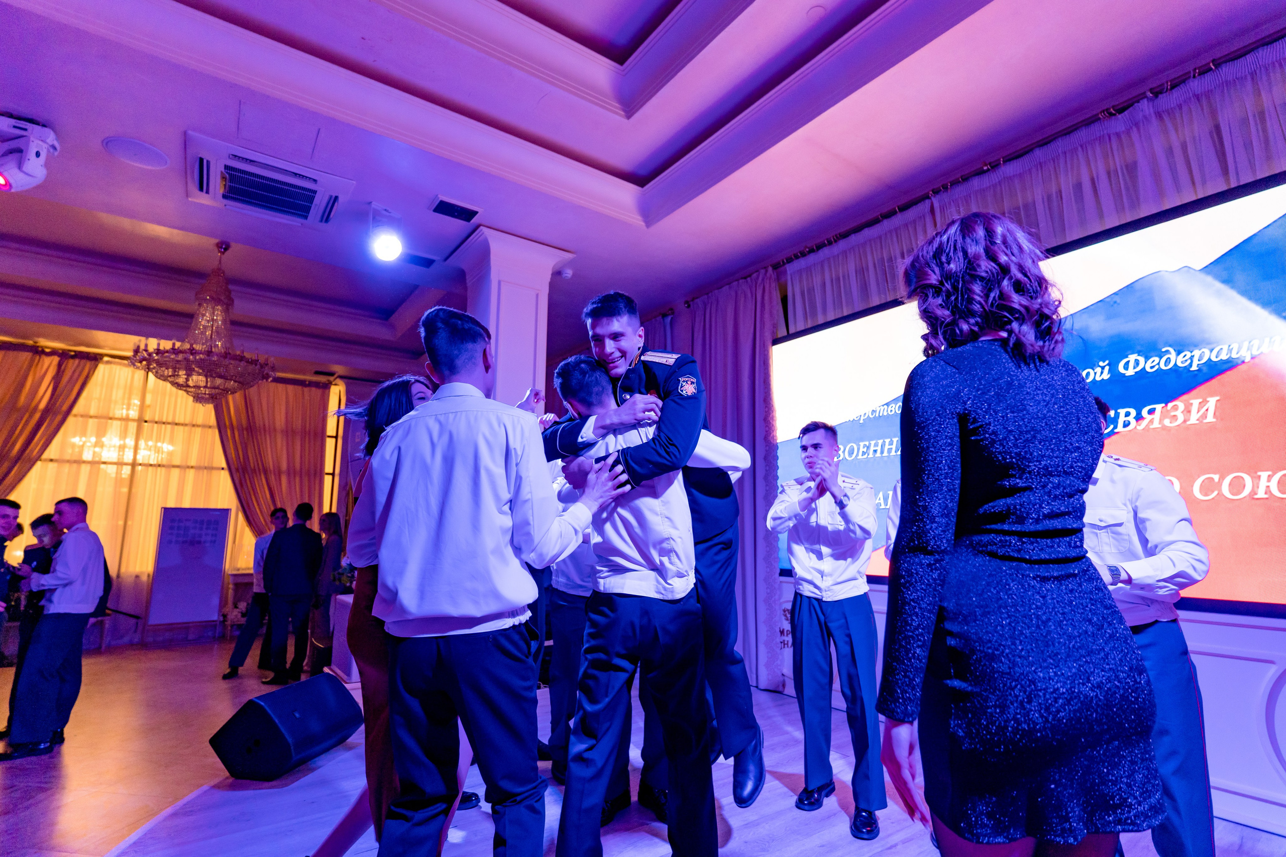 Фотосъемка выпуска военной академии и вручение дипломов