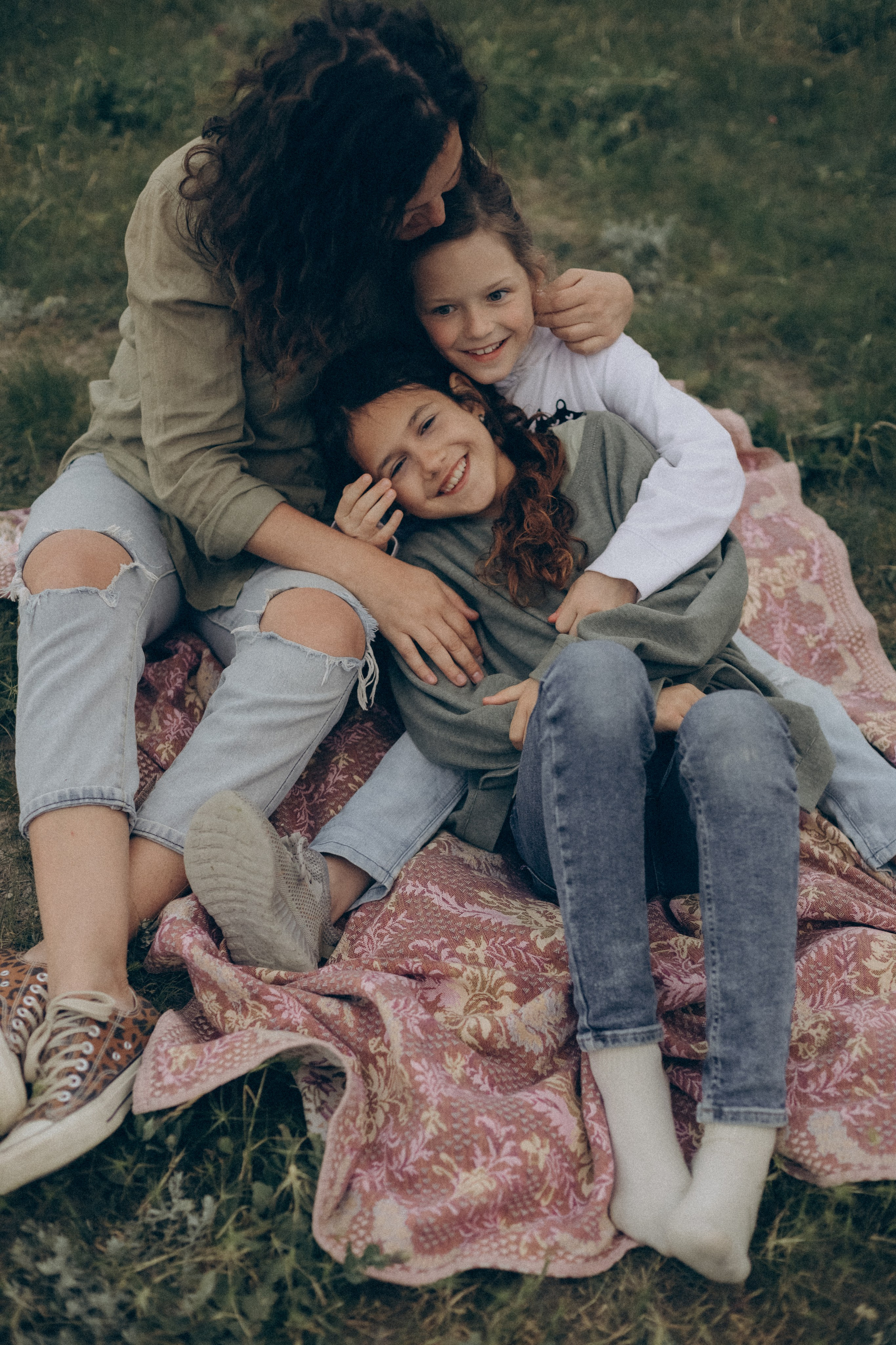 Лена, Ира, Лейла, Ника, Адам и Ария. Семейный фотограф Анапа