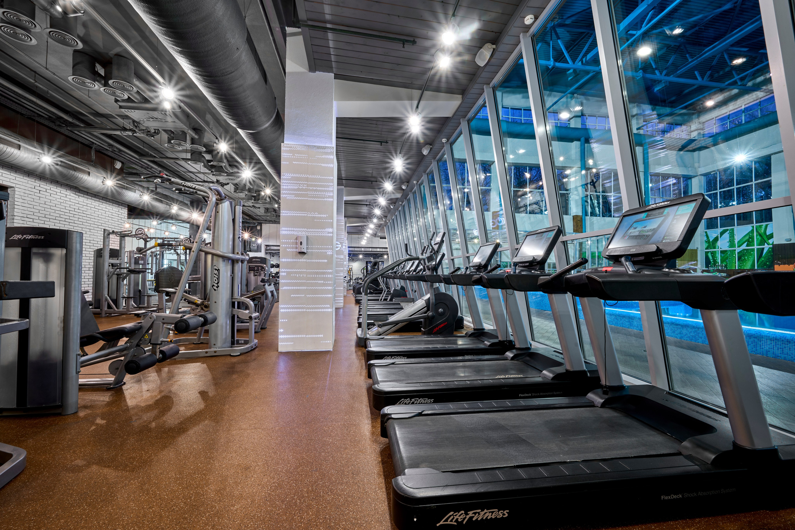 Интерьерная съемка фитнес цента WeGym Кутузовский. Спортивный фитнес фотограф-видеограф Алексей Нестеров