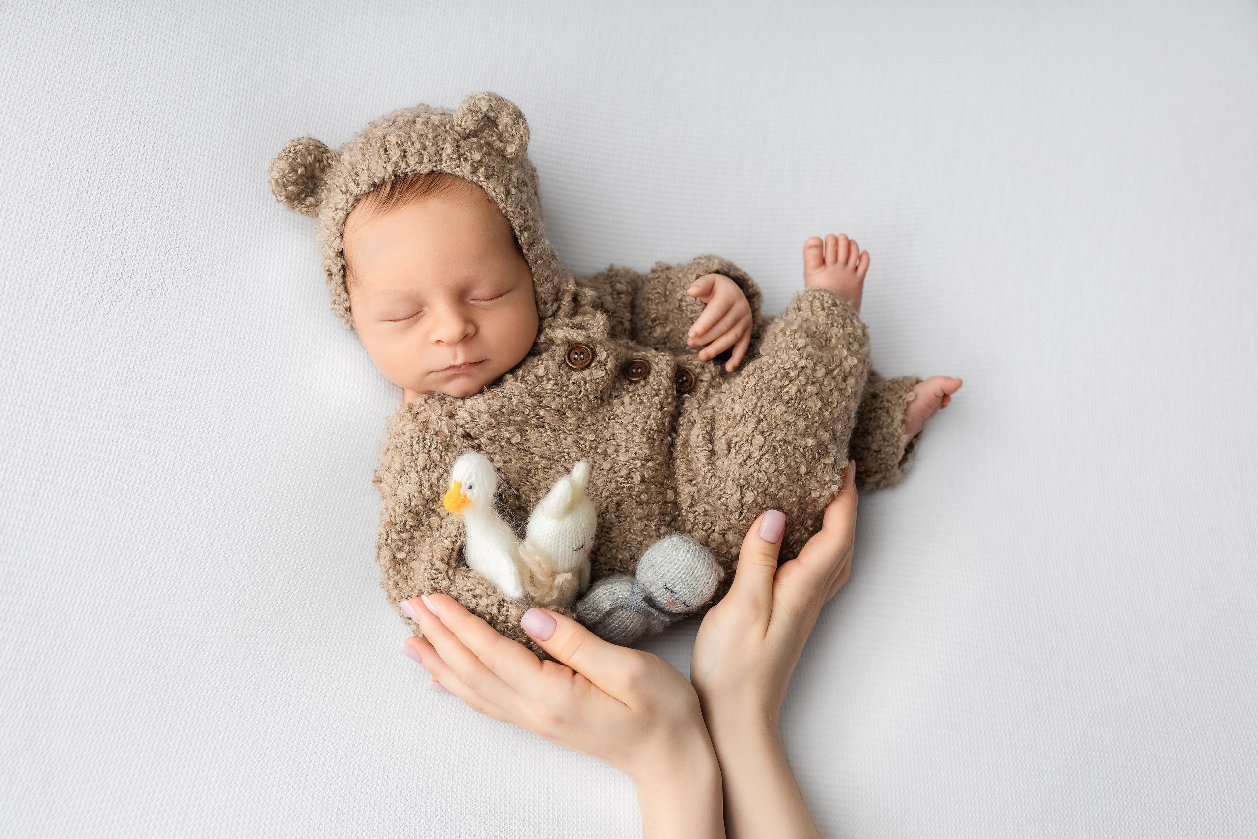Федор 22 дня. Фотограф новорождённых Newborn Москва
