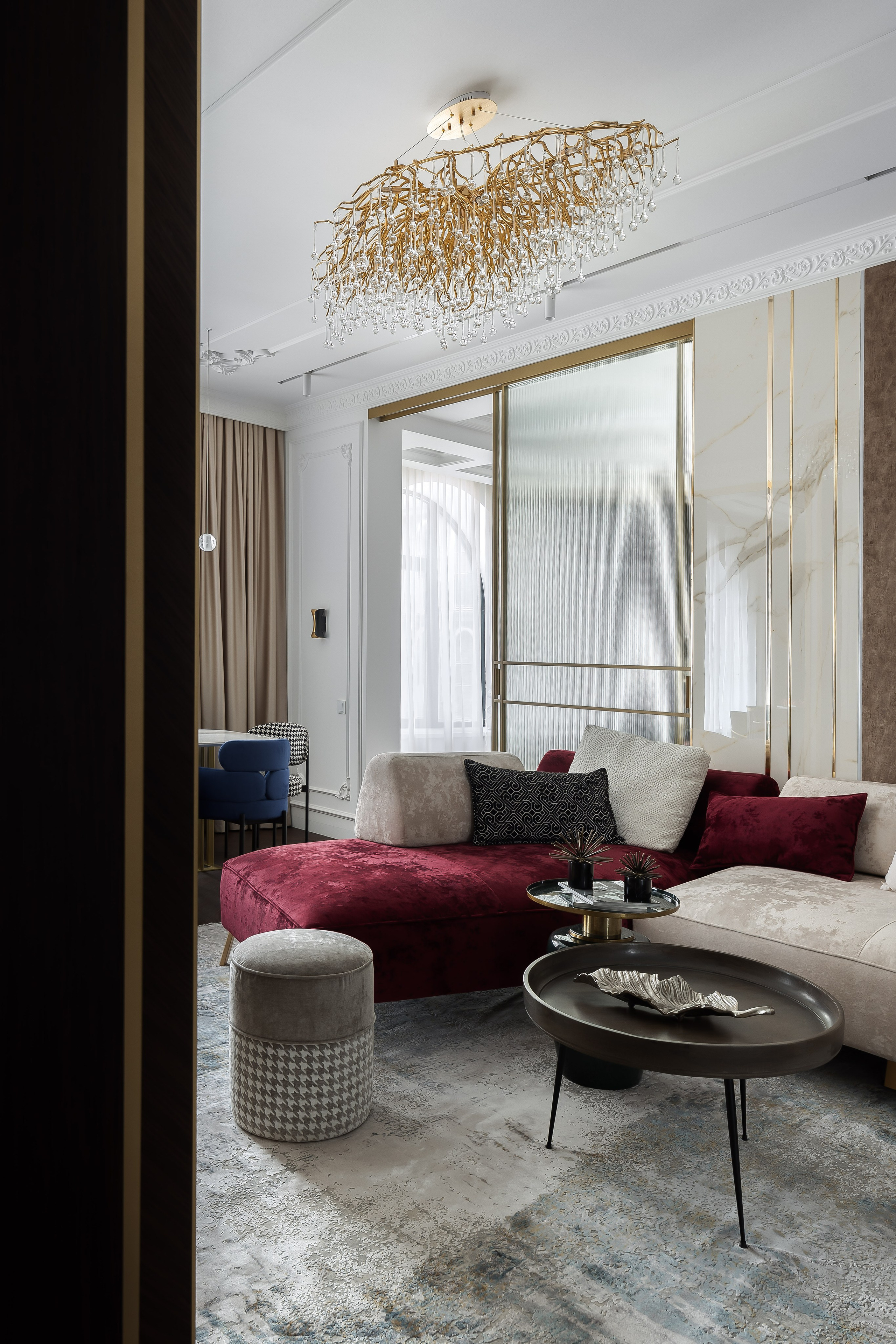 Яркая квартира. Совместная работа с интерьерным стилистом. Интерьерный фотограф в Москве