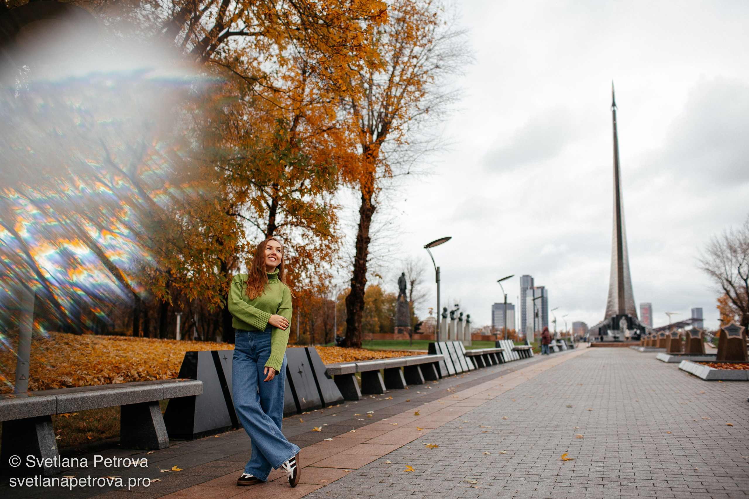 Индивидуальная съёмка на ВДНХ. Осень 2025. Фотограф Светлана Петрова