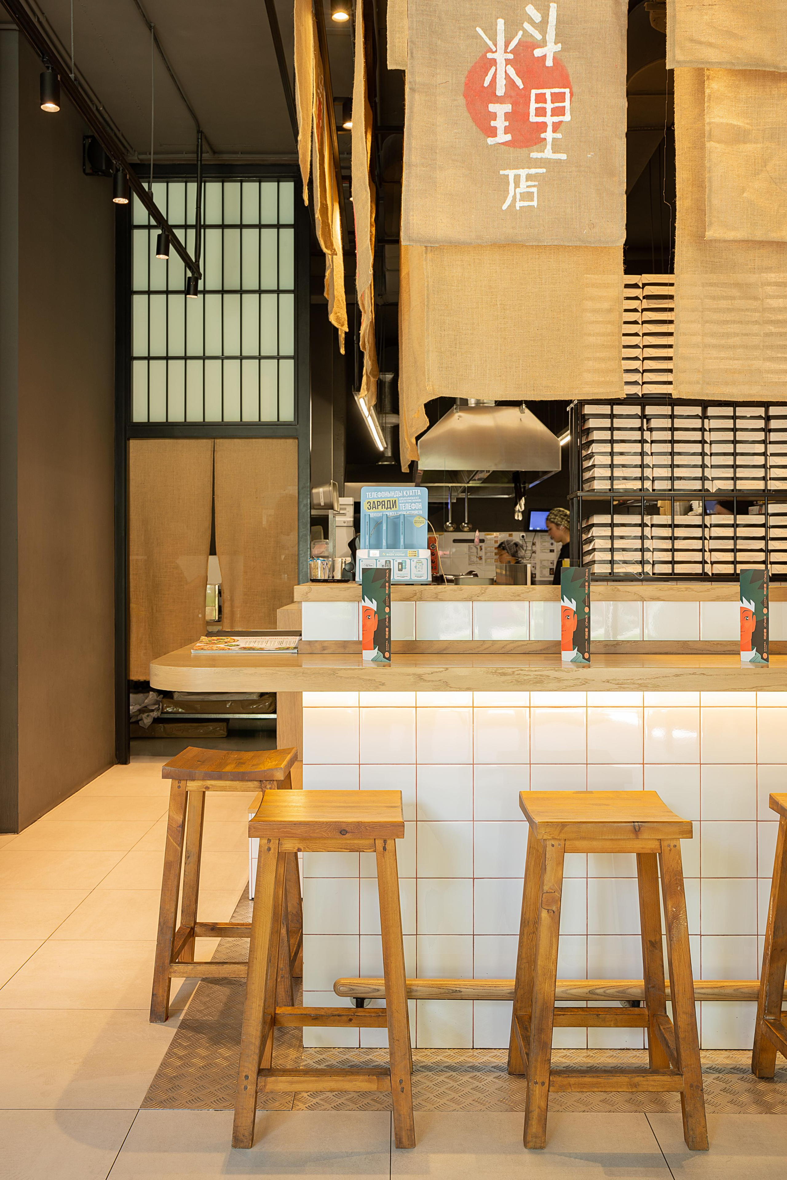 Woods Manufacture — Manga Sushi. Roman Yakunin — interior photographer in Almaty, Kazakhstan