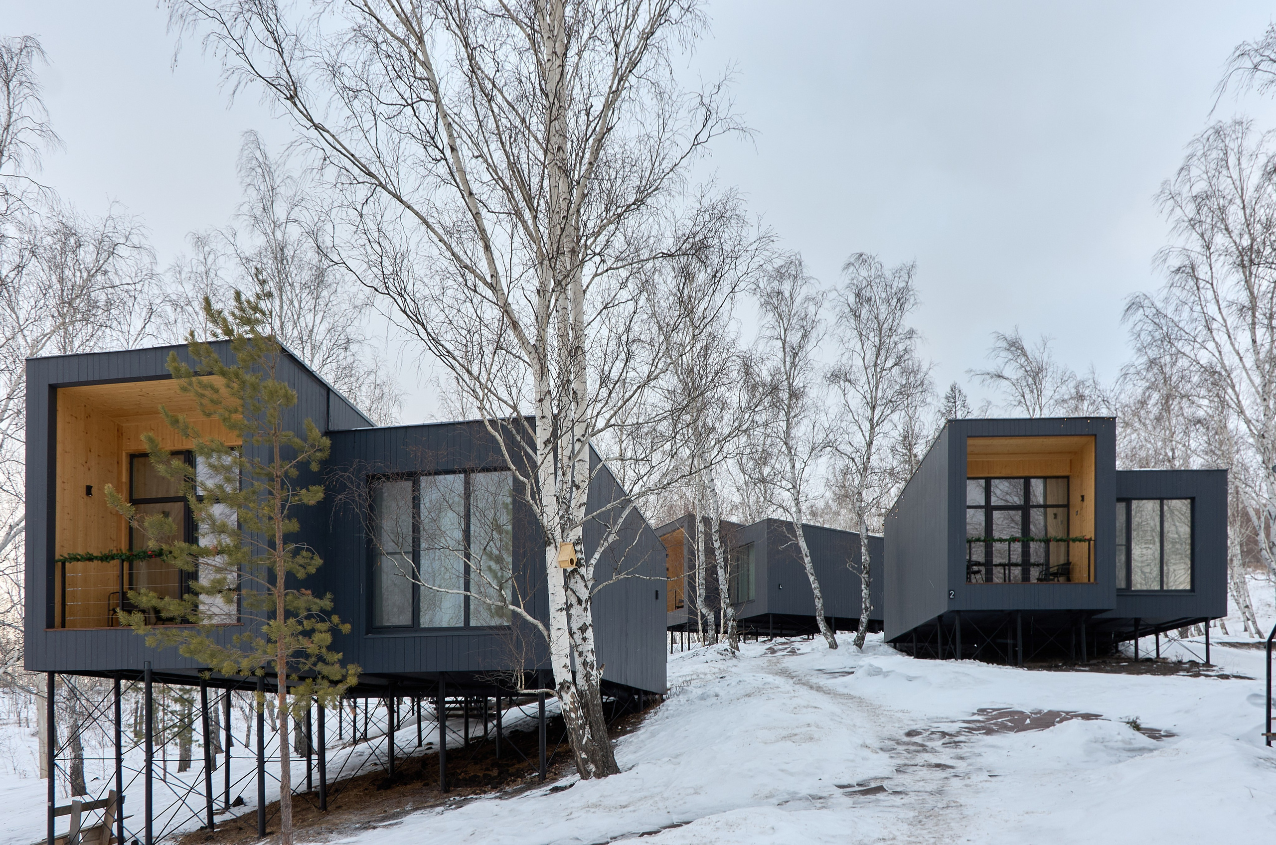 Глемпинг, Гора, оз. Банное. Абросимов Лев интерьерный и архитектурный фотограф