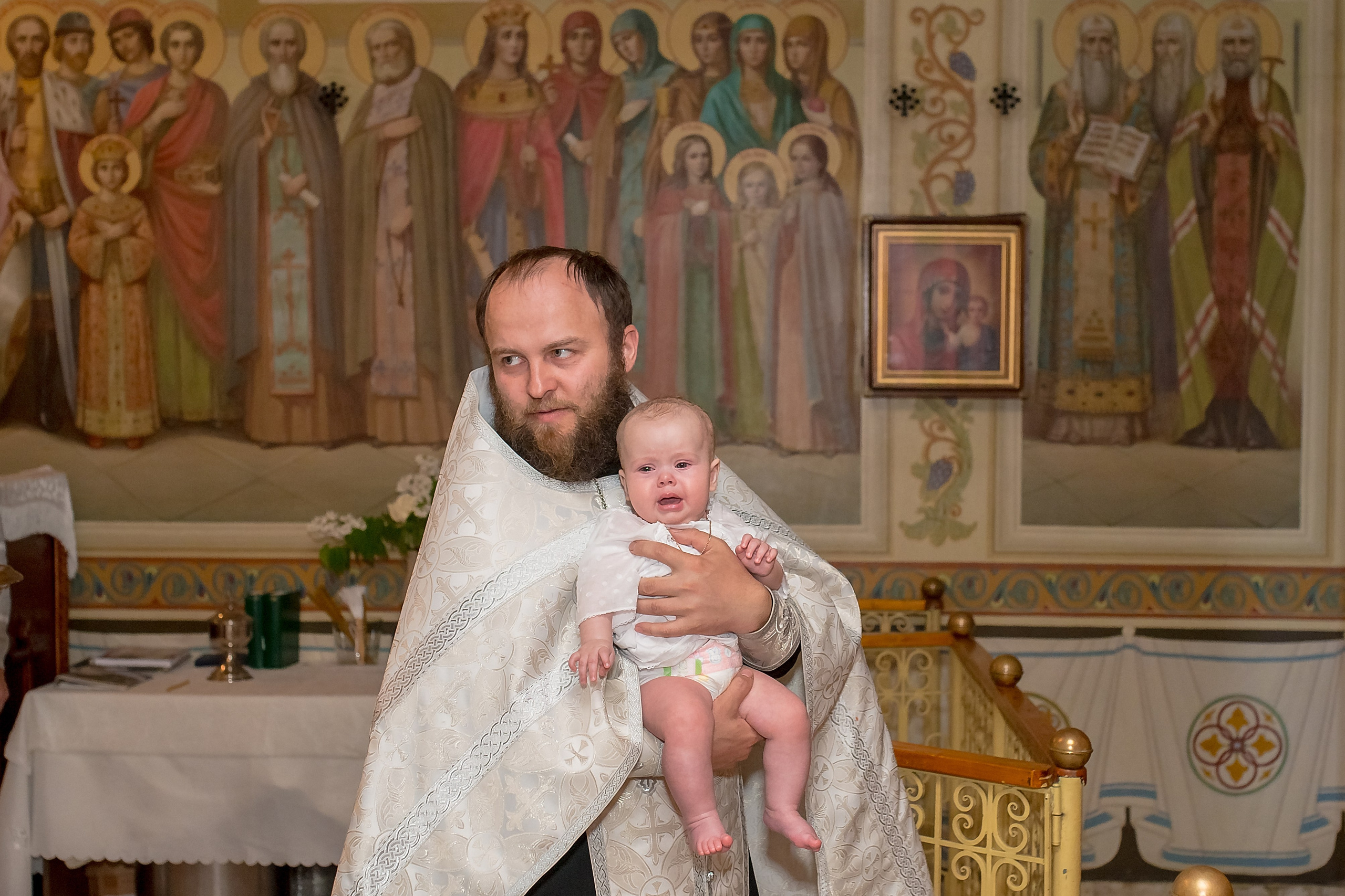 Крещение в Тропарёво. Фотограф Владимир Артамонов