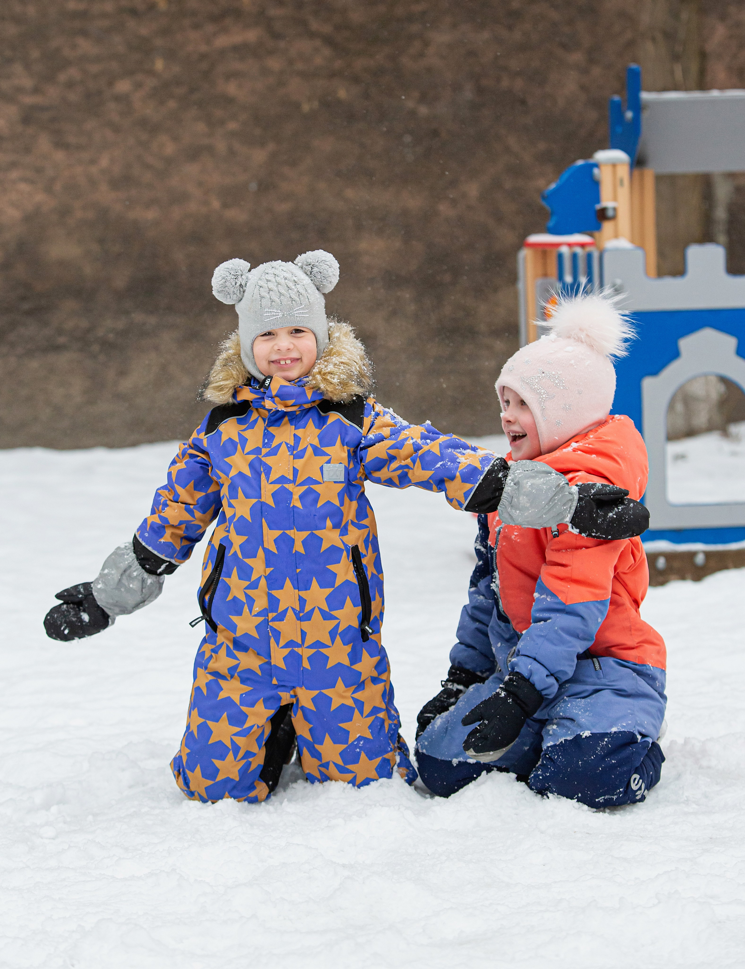 Зима в детском саду. Свадебный, семейный, детский фотограф в Санкт-Петербурге