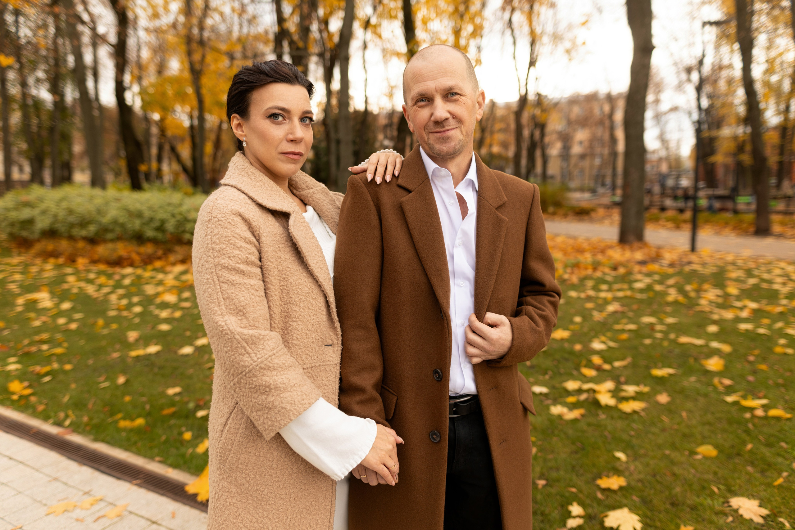Алексей и Евгения. Свадебная прогулка в позднем октябре. Дмитрий Шульгин, портретный фотограф в Воронеже