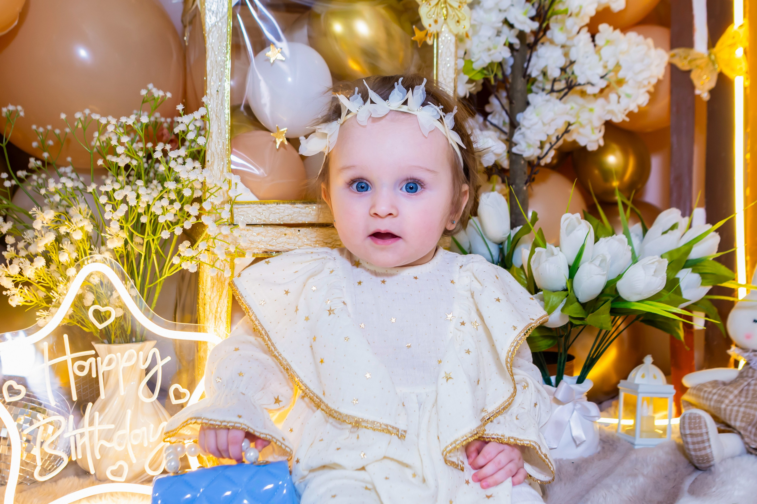 Малышка зайчик. Детская фотостудия «Чудо малыш»