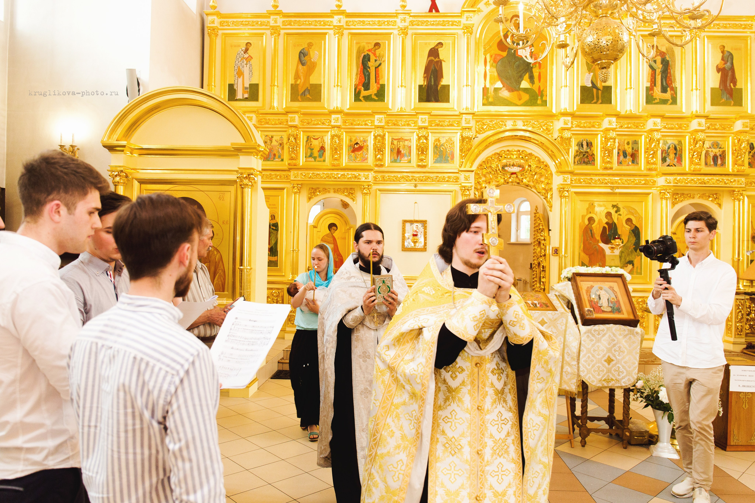 Таинство Крещения. Фотограф новорожденных и детский в Сергиевом Посаде Кругликова Юлия