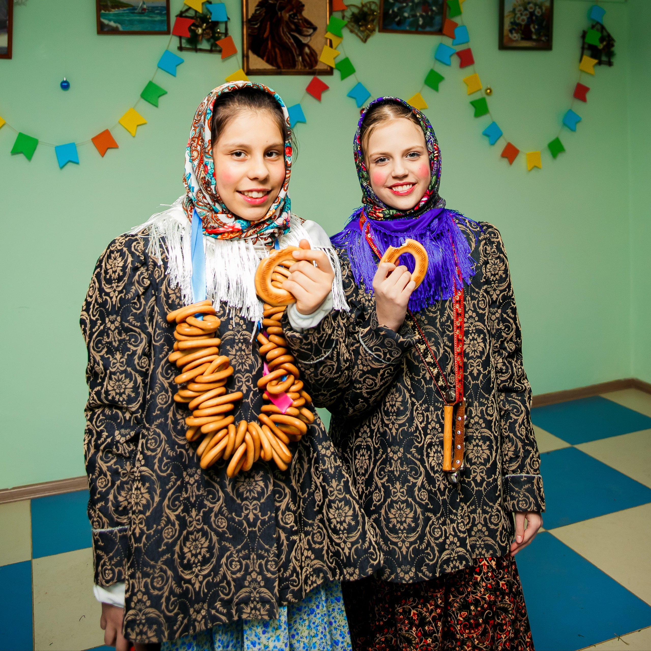 Колядки. Реконструкция. Модель подросток Кристина Шэр в Москве