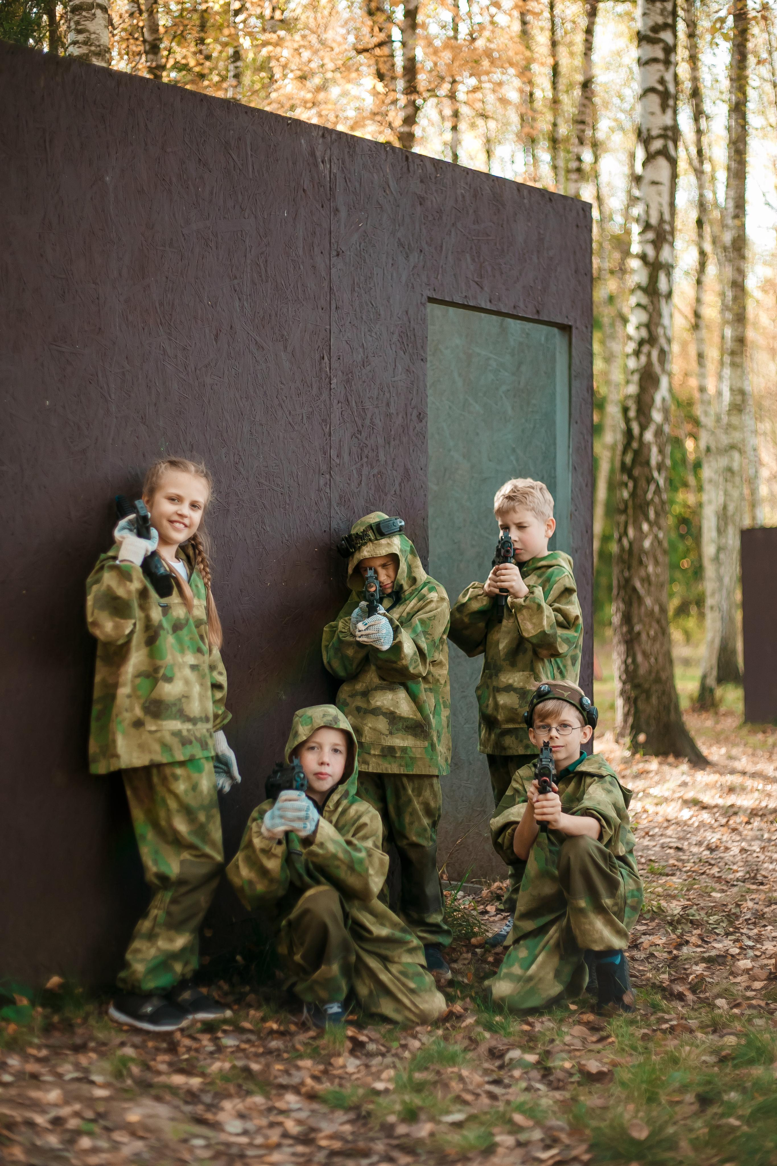 Пейнтбол клуб. Модель подросток Кристина Шэр в Москве
