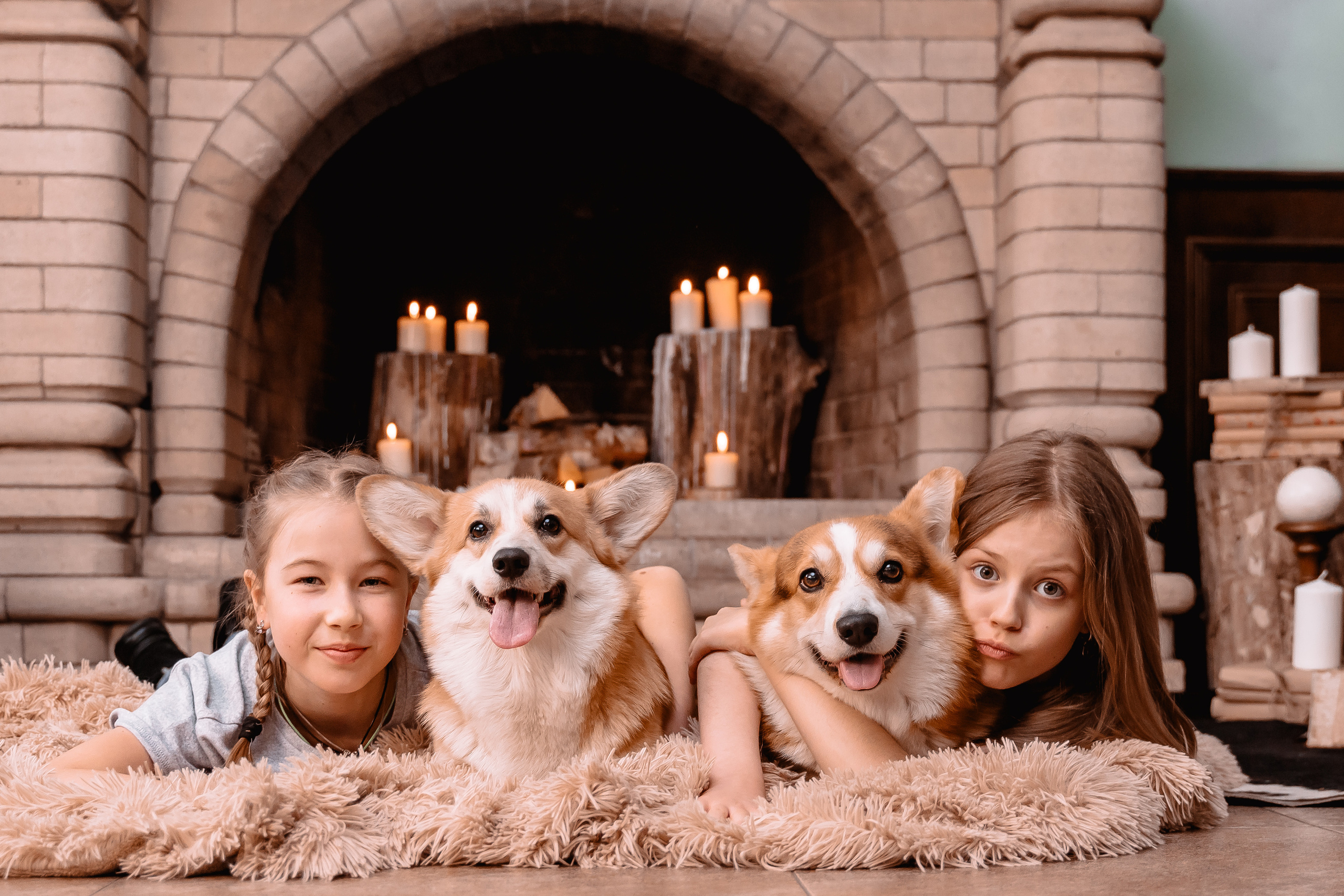 Питомник корги 2022. Модель подросток Кристина Шэр в Москве