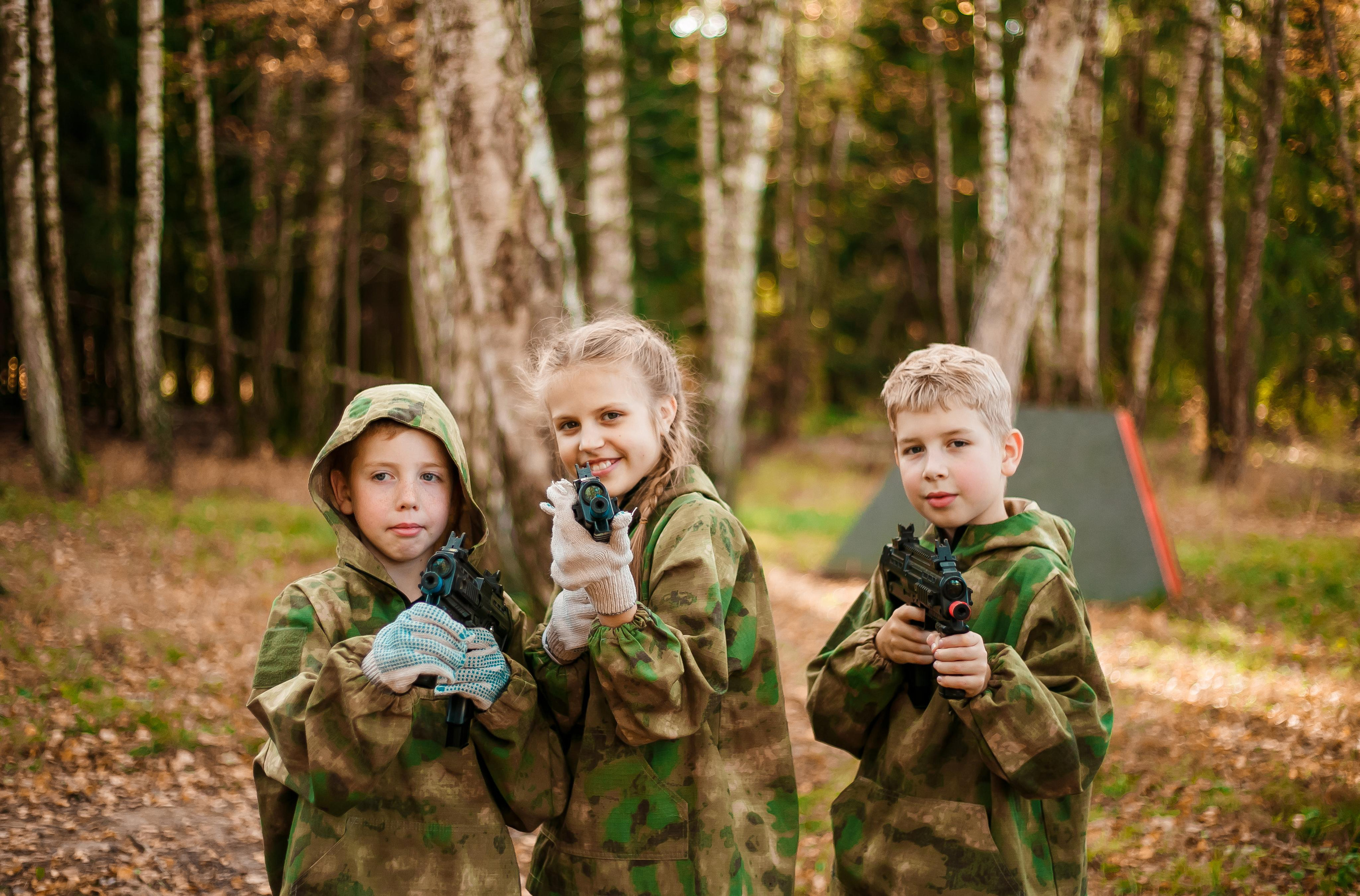 Пейнтбол клуб. Модель подросток Кристина Шэр в Москве
