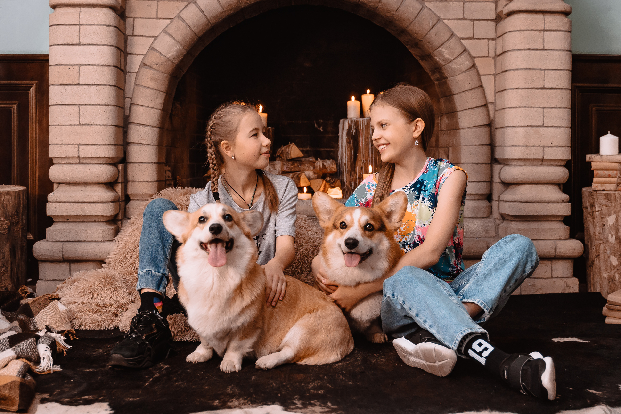 Питомник корги 2022. Модель подросток Кристина Шэр в Москве