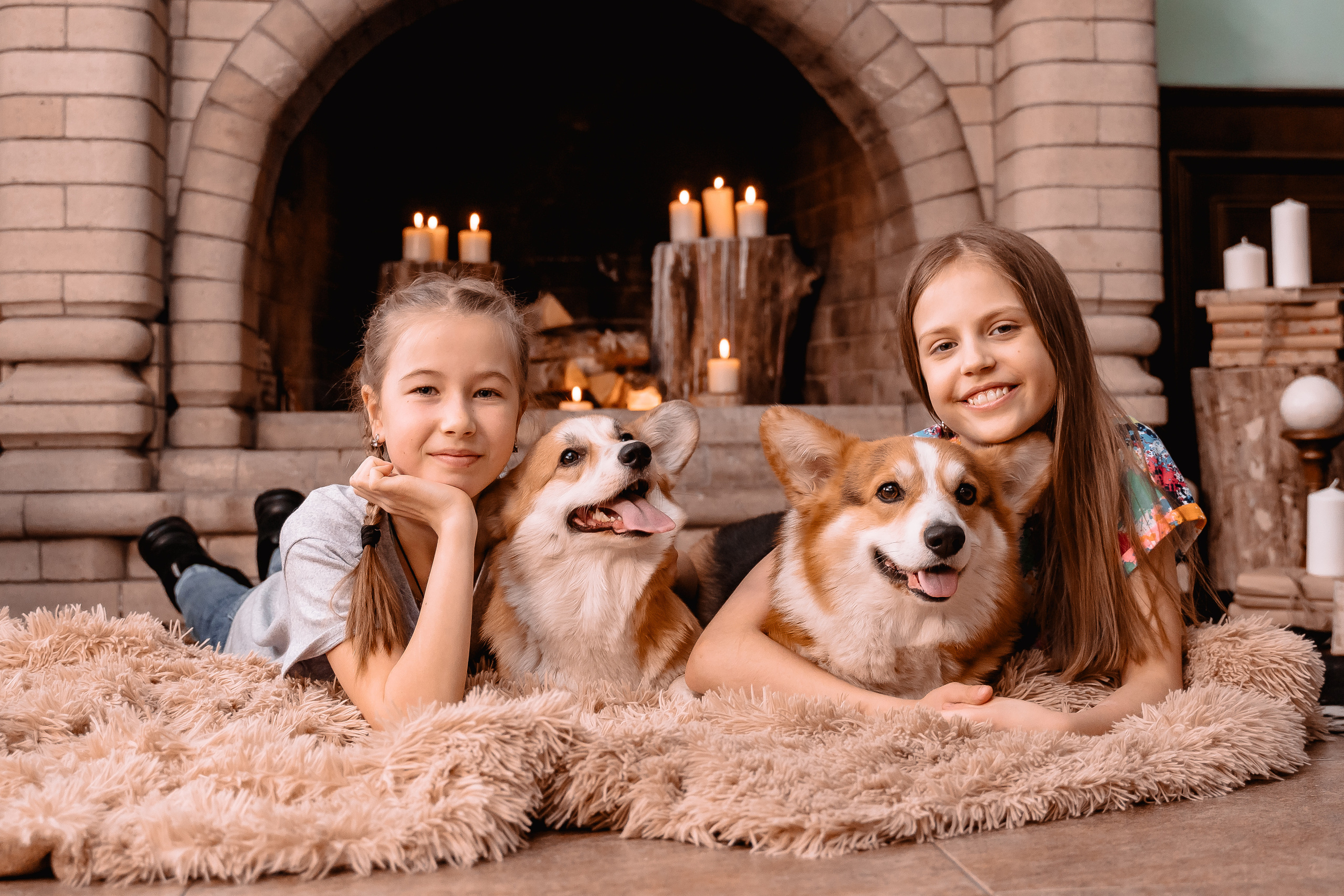 Питомник корги 2022. Модель подросток Кристина Шэр в Москве