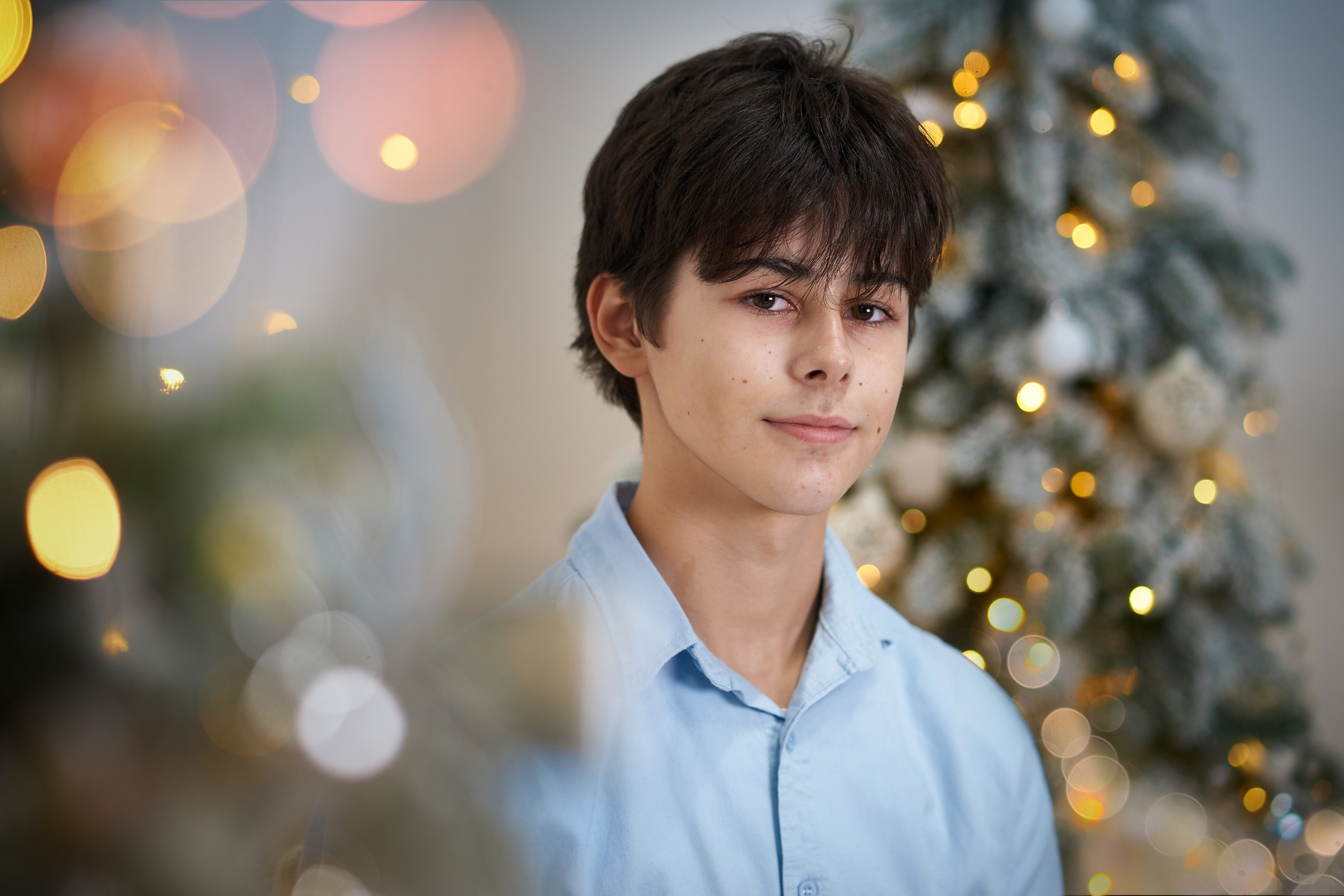 В новогодней фотостудии. Фотограф Владимир Артамонов