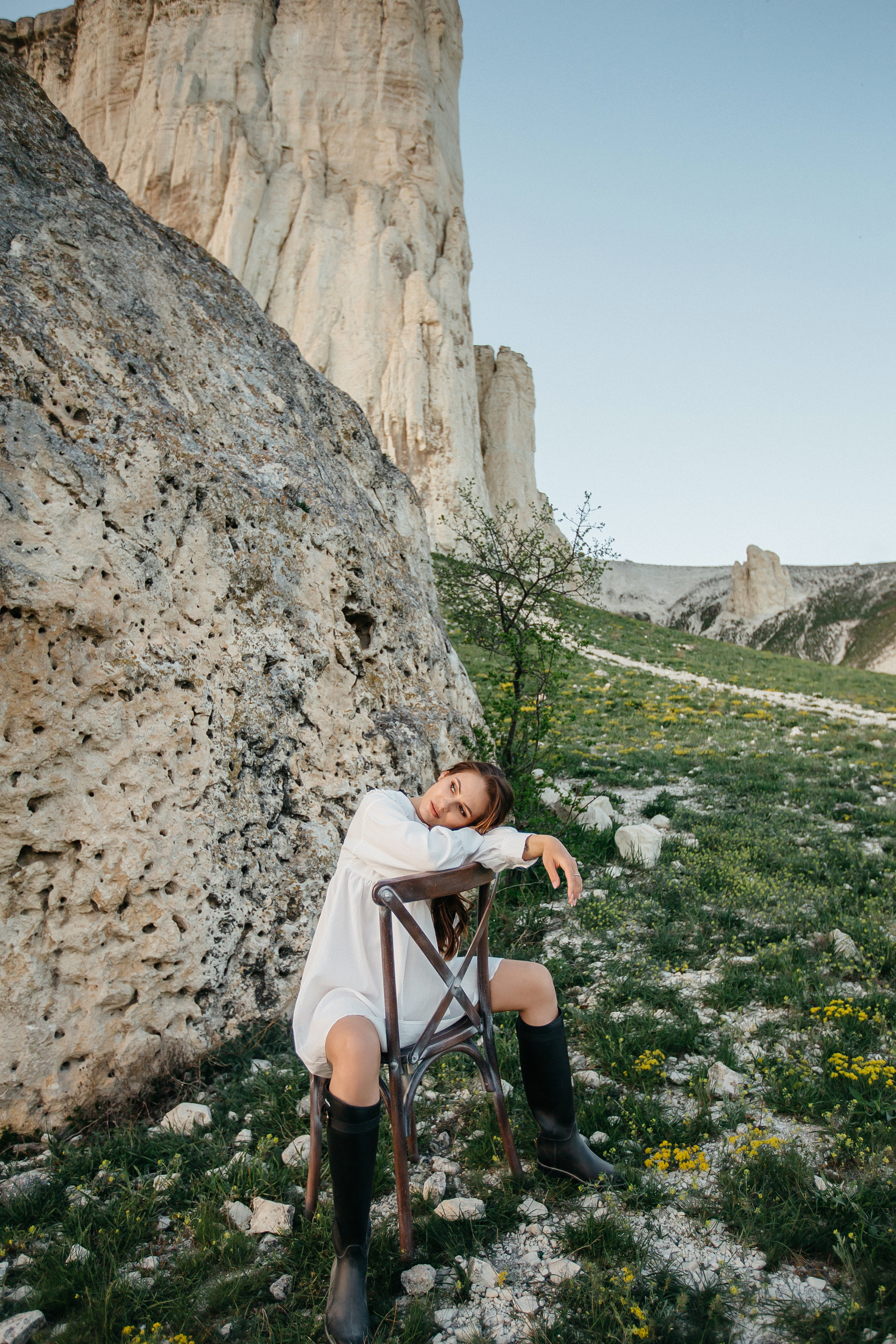 Алина. Белая скала. Фотограф Анна Лейман. Севастополь