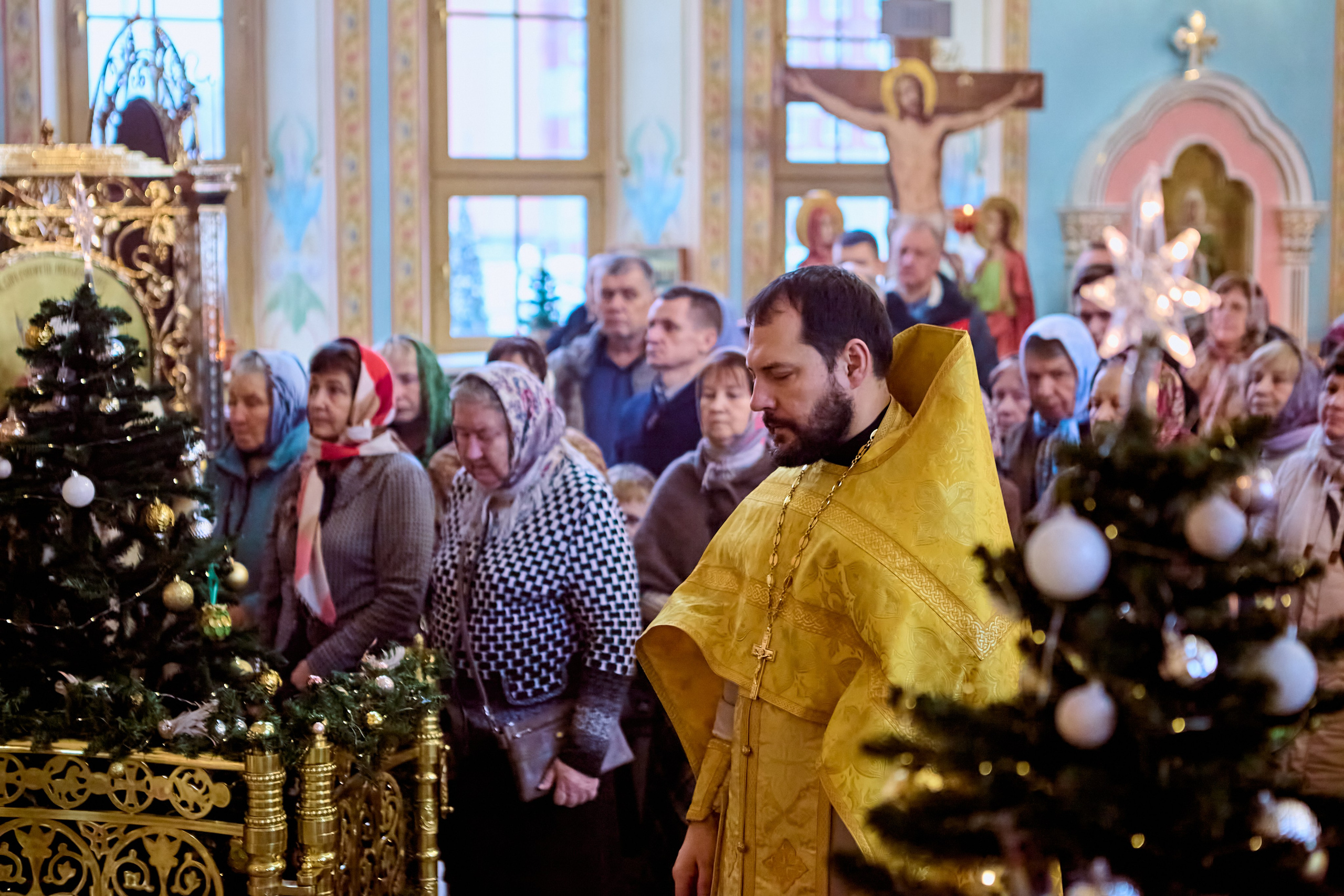 Фотографии во время богослужения
