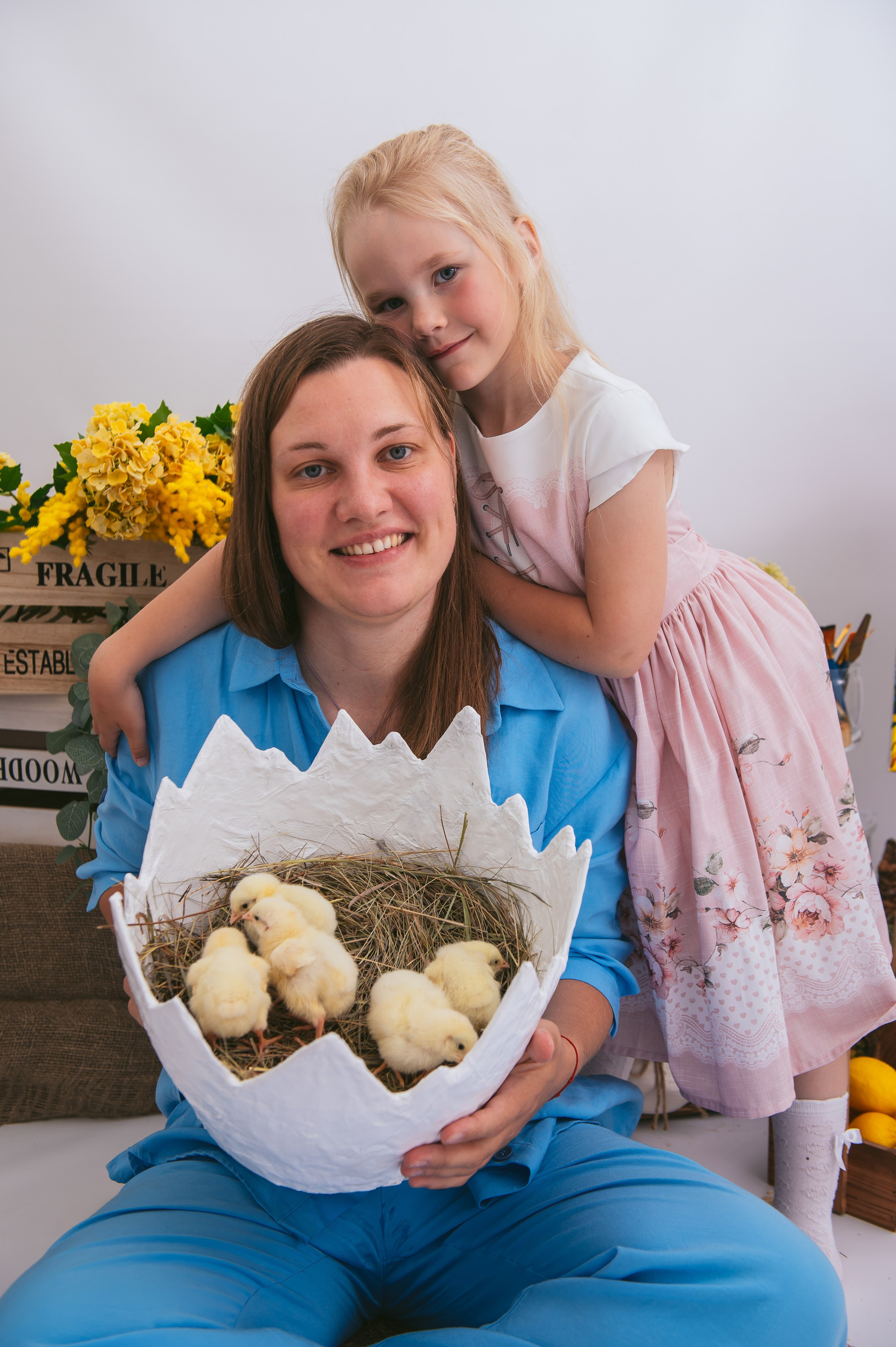 Цыплята. Детский фотограф Магадан