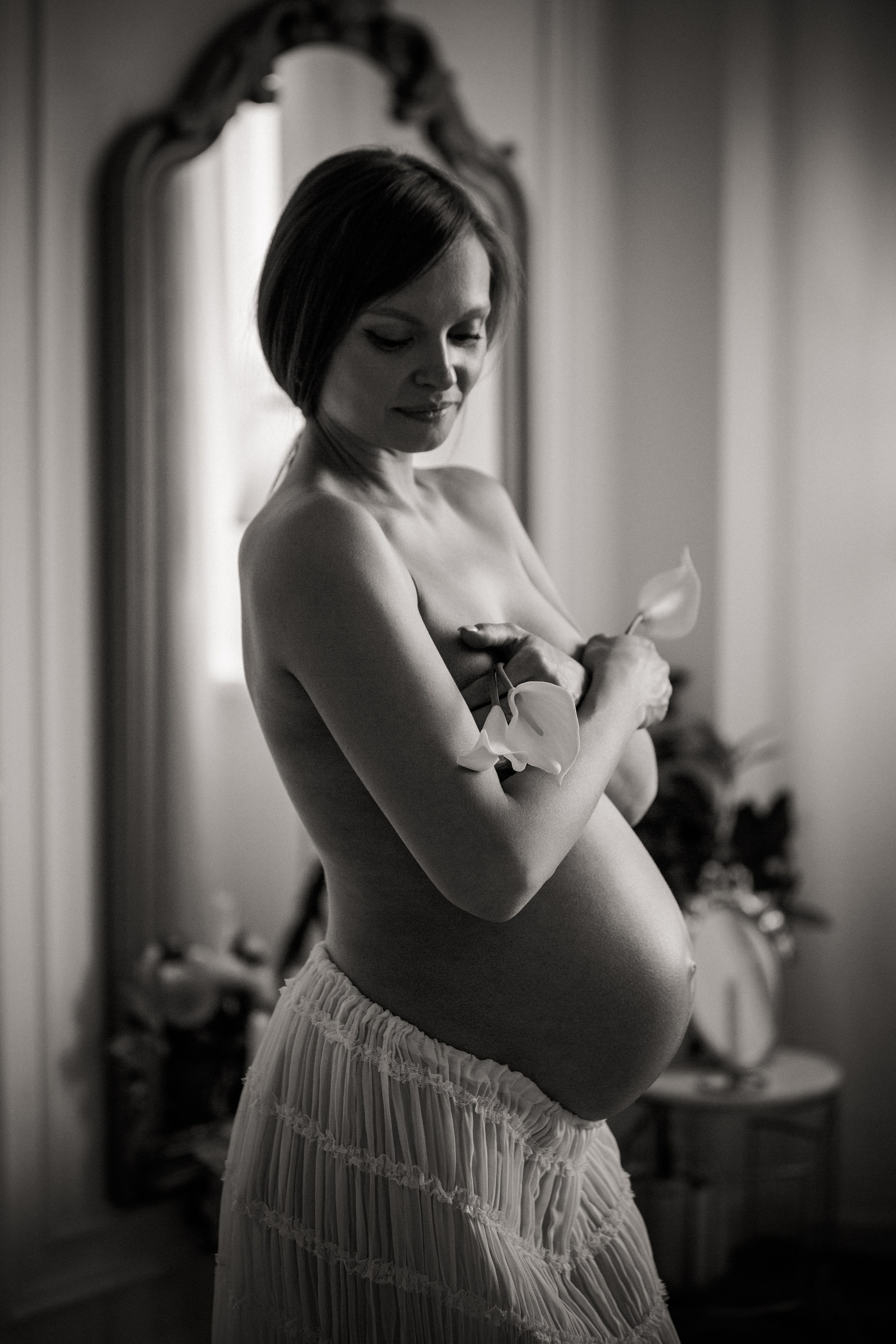 Фотосессия беременности в студии. X-Place студия в Москве. Свадебный и семейный фотограф в Москве и Подмосковье Лариса Козлова