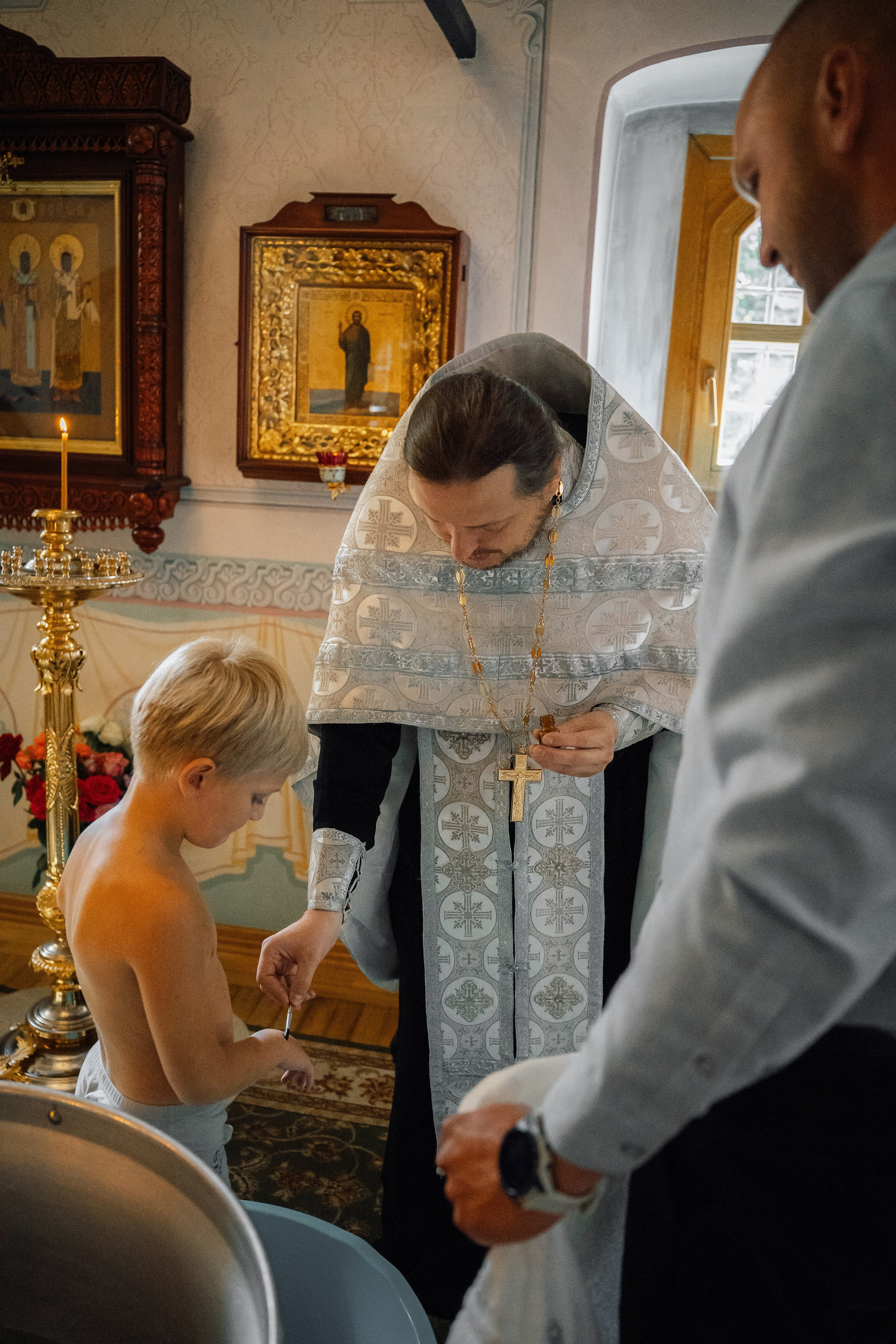 Крещение Марка. Фотограф Казакова Анастасия