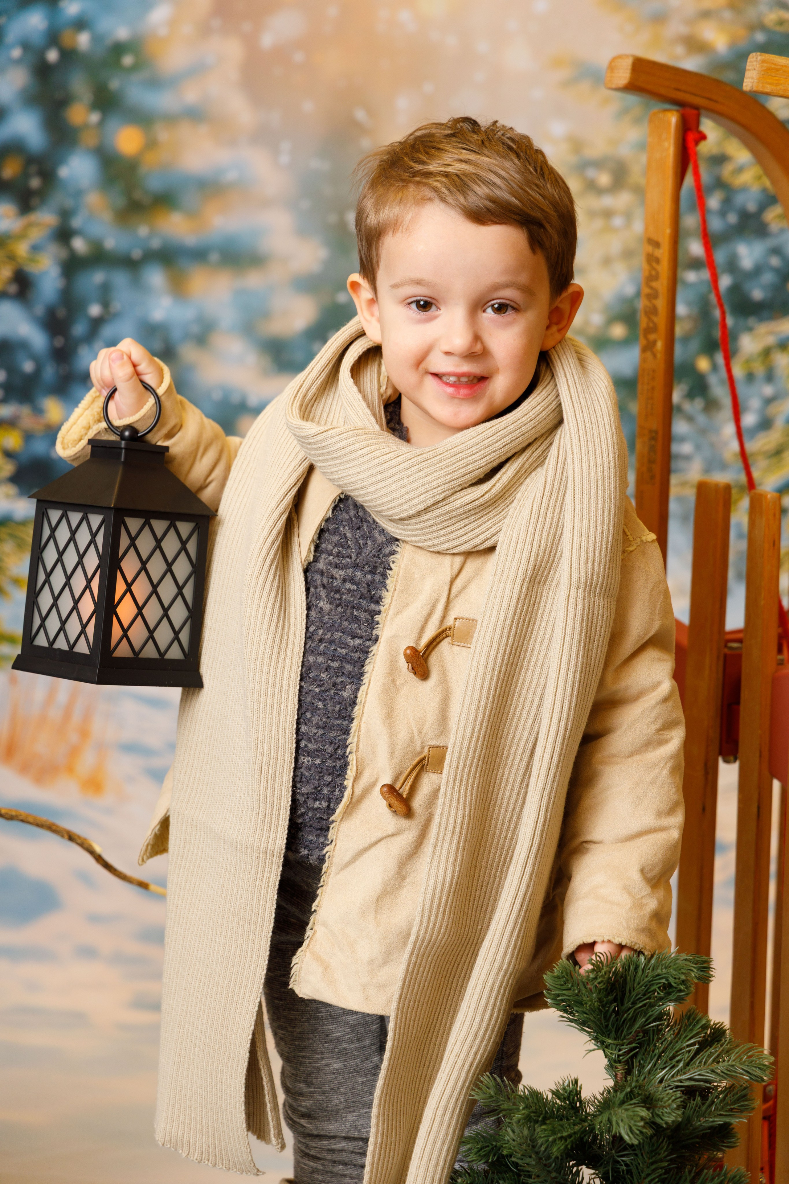 Зимний лес. Детская фотостудия Москва