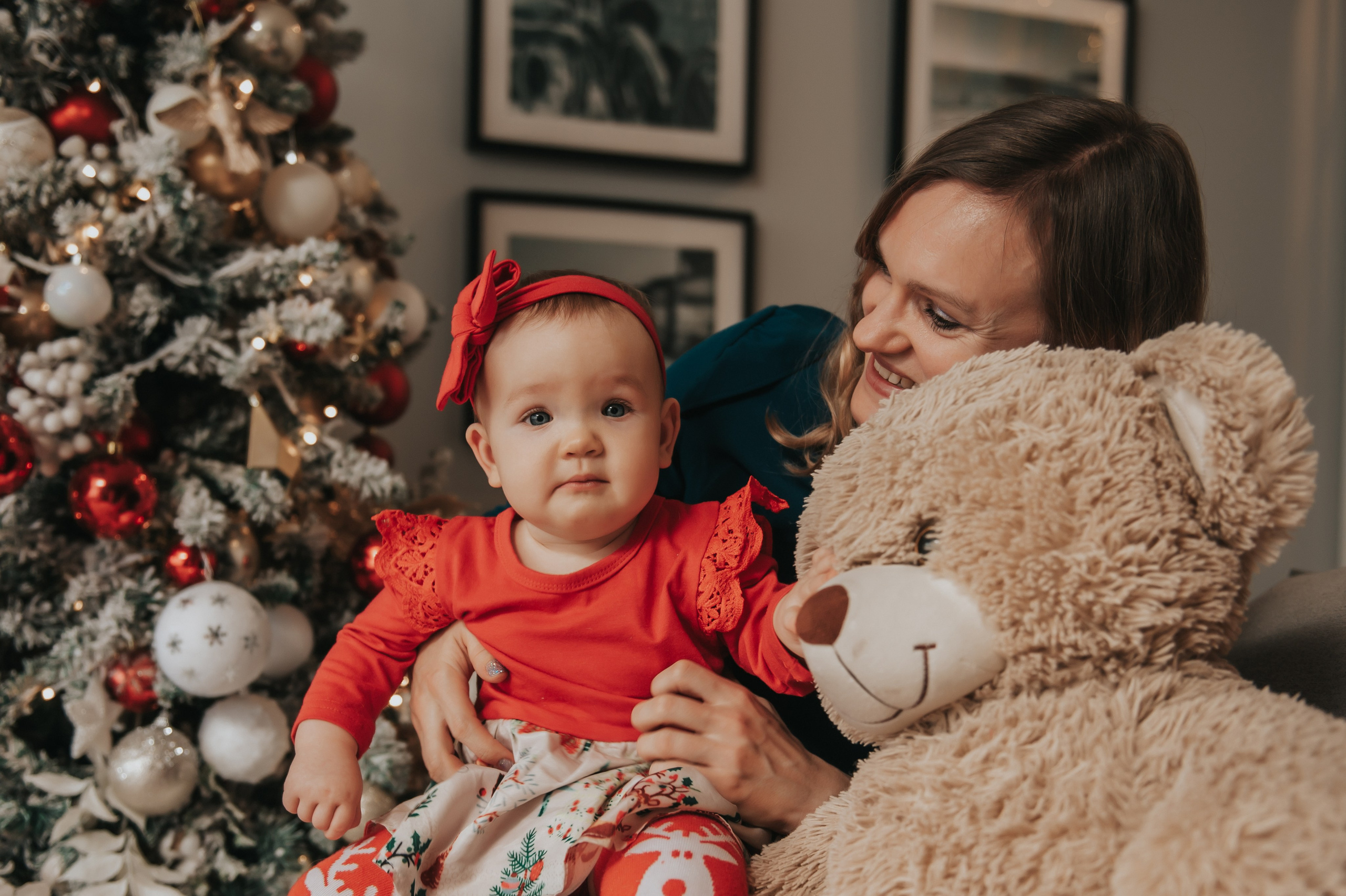 Новогодняя студийная съемка для малышки. Свадебный и семейный фотограф София Невская