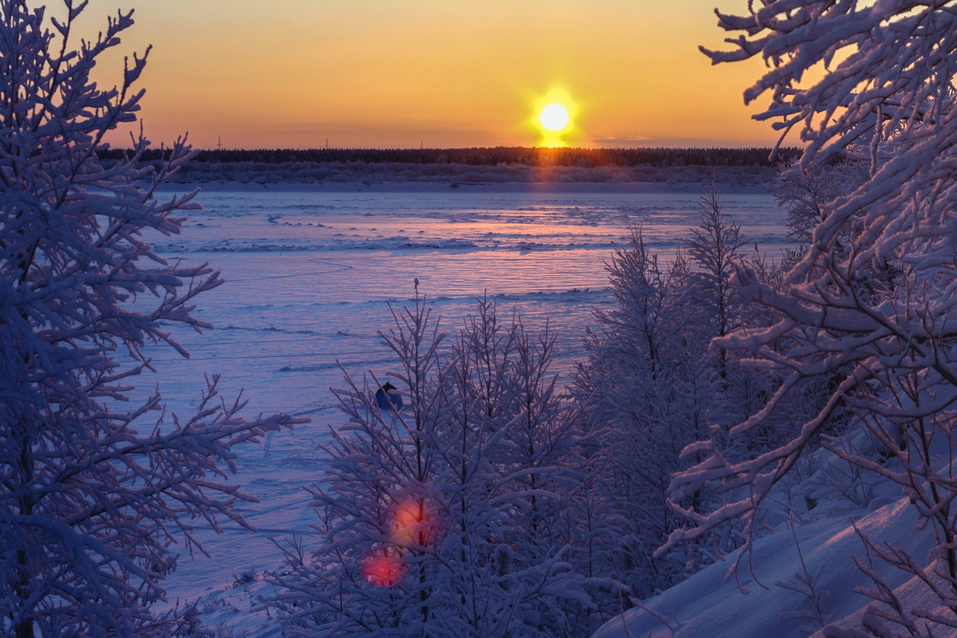 Река Печора. Морозы.