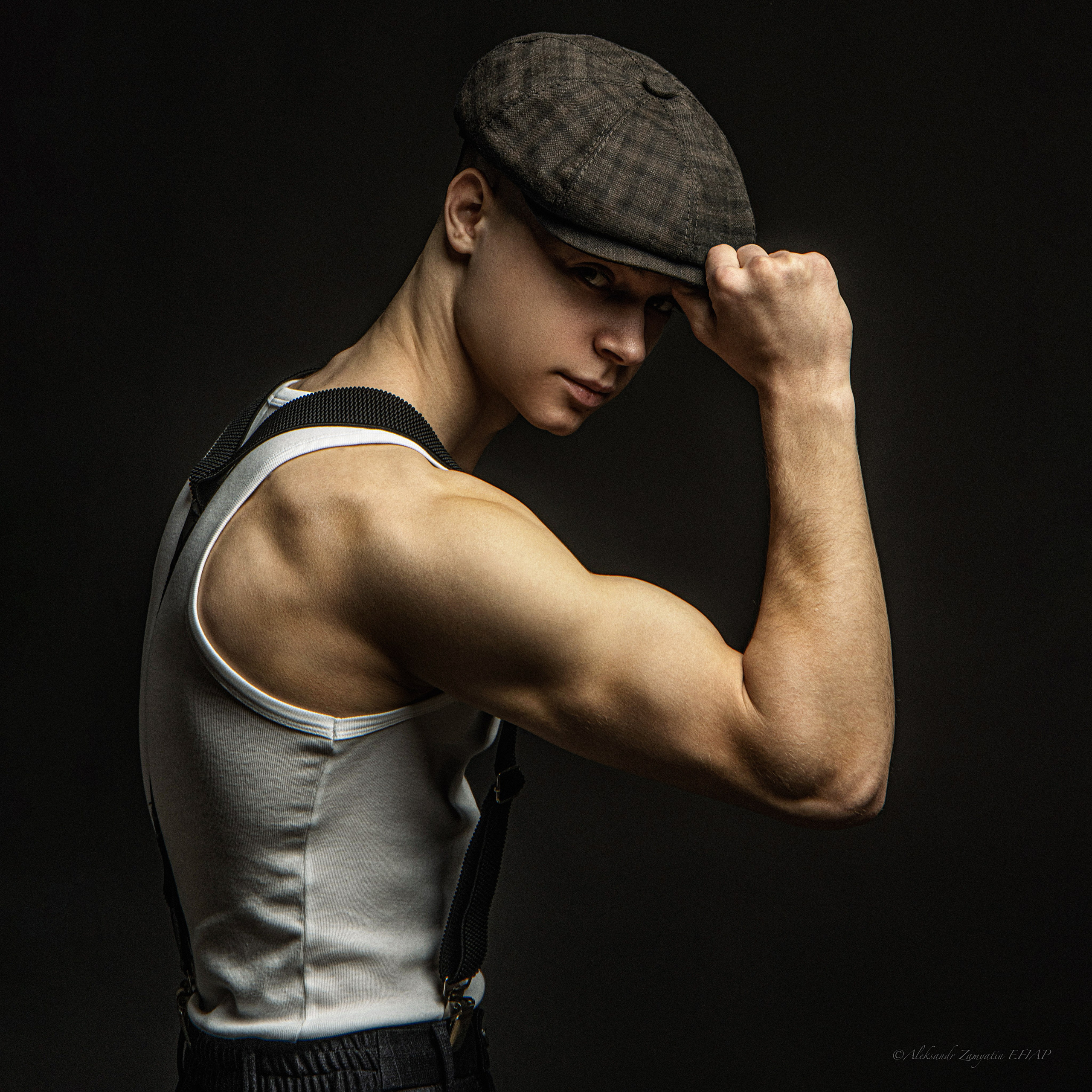 Студийная фотосессия в ретро стиле