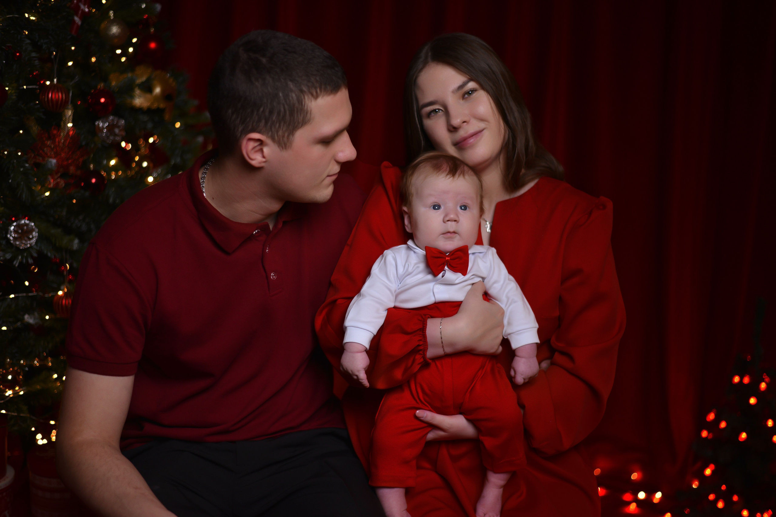 Мишенька с родителями. Фотограф в Новомичуринске Наталья Малиновская