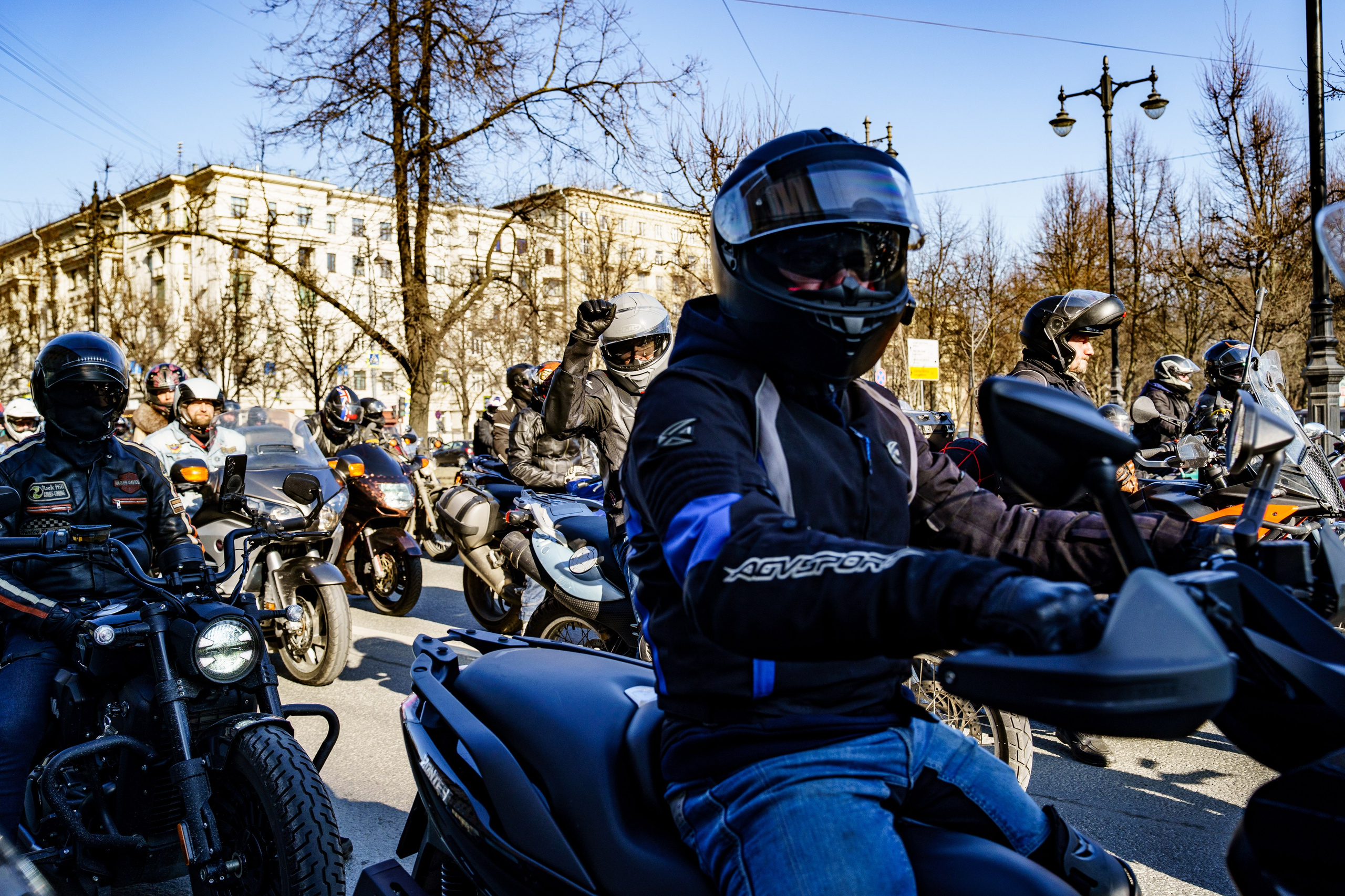 Прохват мотоклуба Norman Riders ч.1. Концертный и репортажный фотограф в Санкт-Петербурге Слава Пахомов