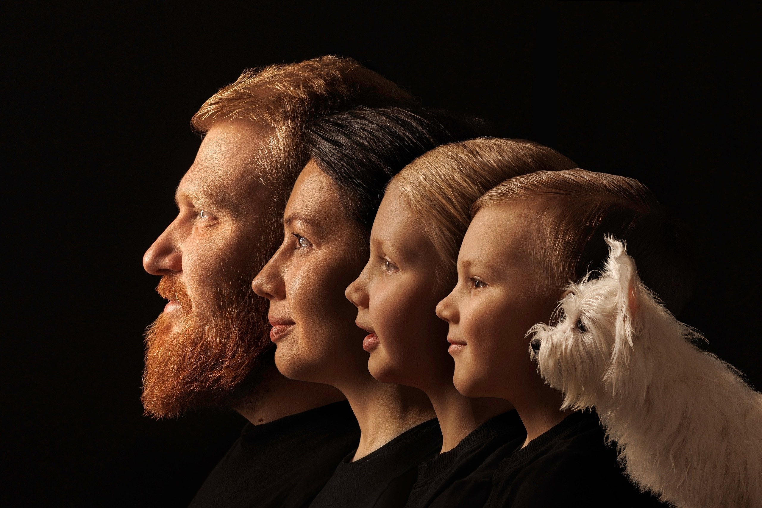 Семейный портрет. Фотосессии в фотостудии Мимика Москва