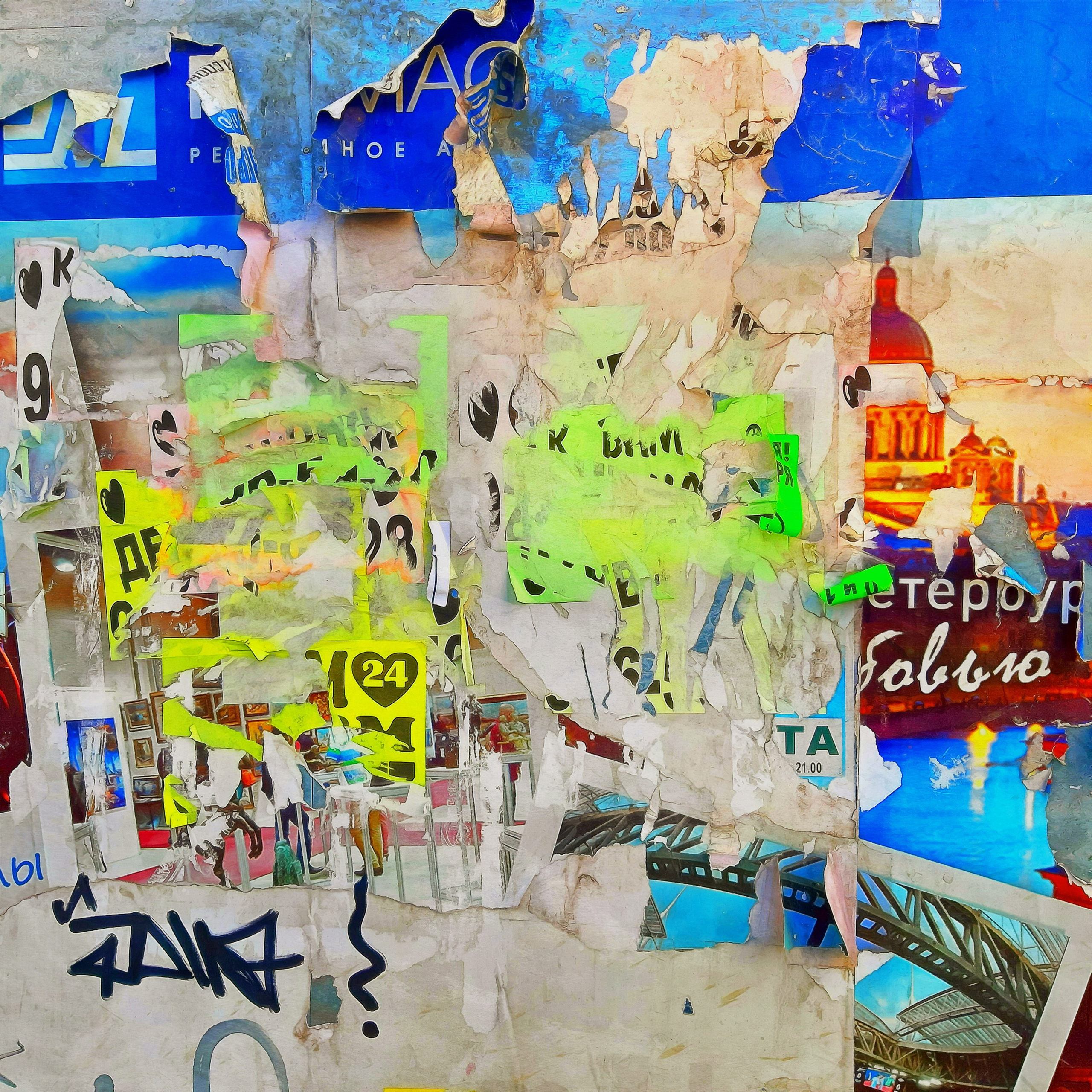 CheLOVEinik — décollage. Roman Hodirev is an esoteriologist, multidisciplinary artist, photographer and musician. Saint Petersburg, Riga