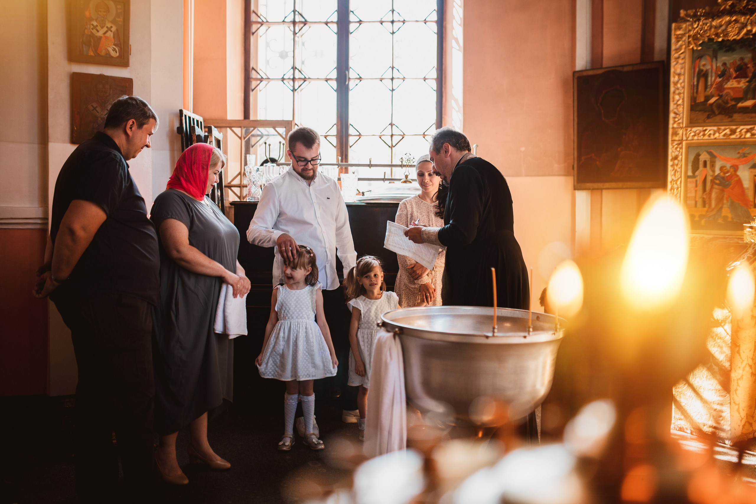 Крещение. Двойняшки. Семейный и детский фотограф в Санкт-Петербурге Светлана Юрьева