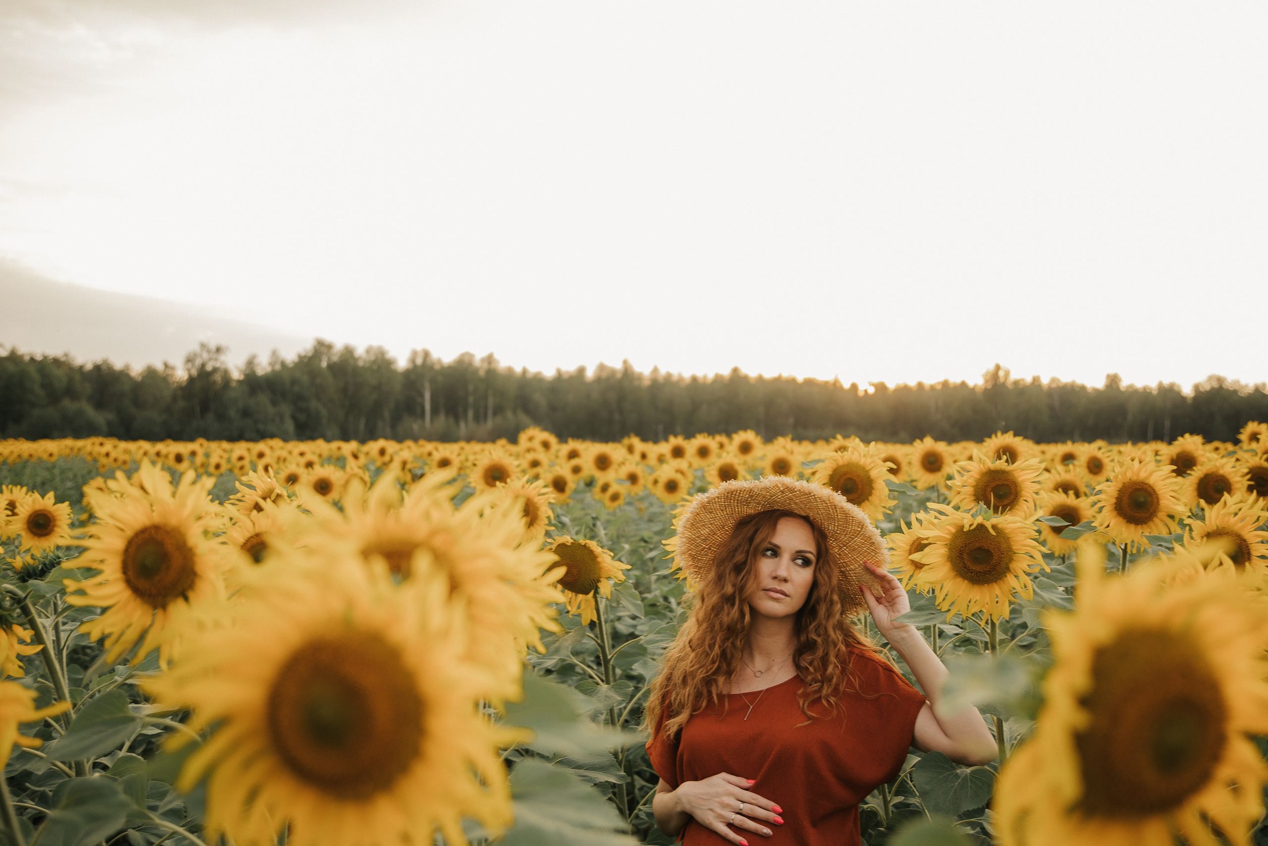 Лена и подсолнухи. Семейный и свадебный фотограф в Челябинске Юлия Софьина