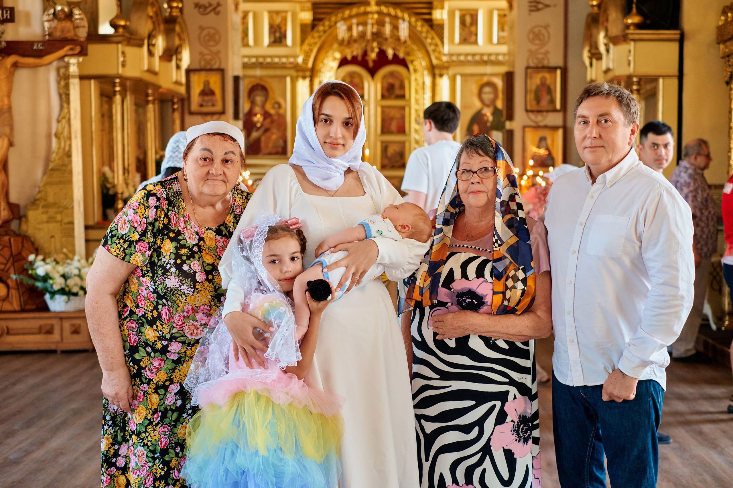 Крестины Григория. Храм святителя Николая Чудотворца. Фотограф Таганрог Анна Трайжон