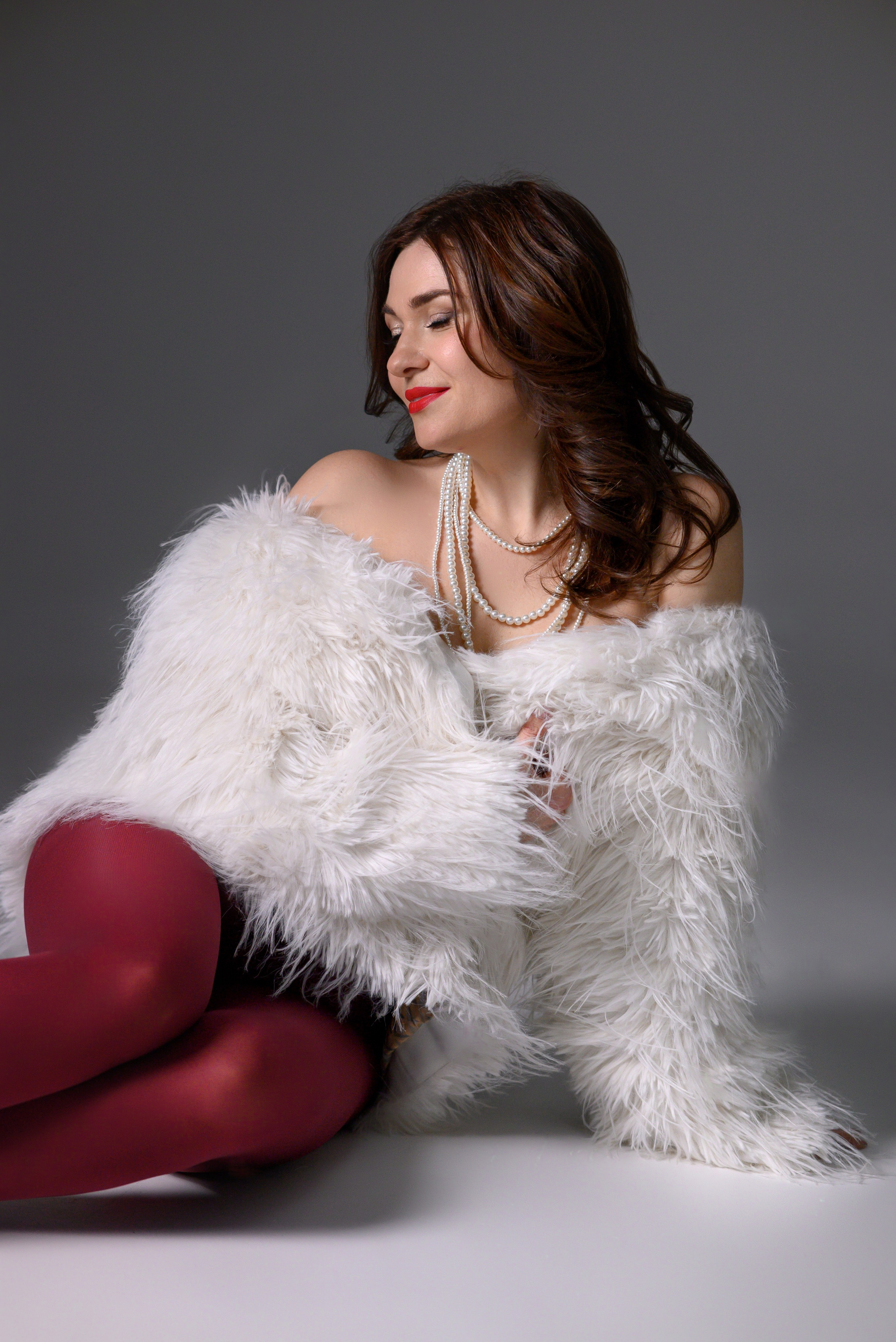 Новогодняя фотосессия в фотостудии. Фотограф в Красноярске / Дивногорске. Файзулина Анастасия