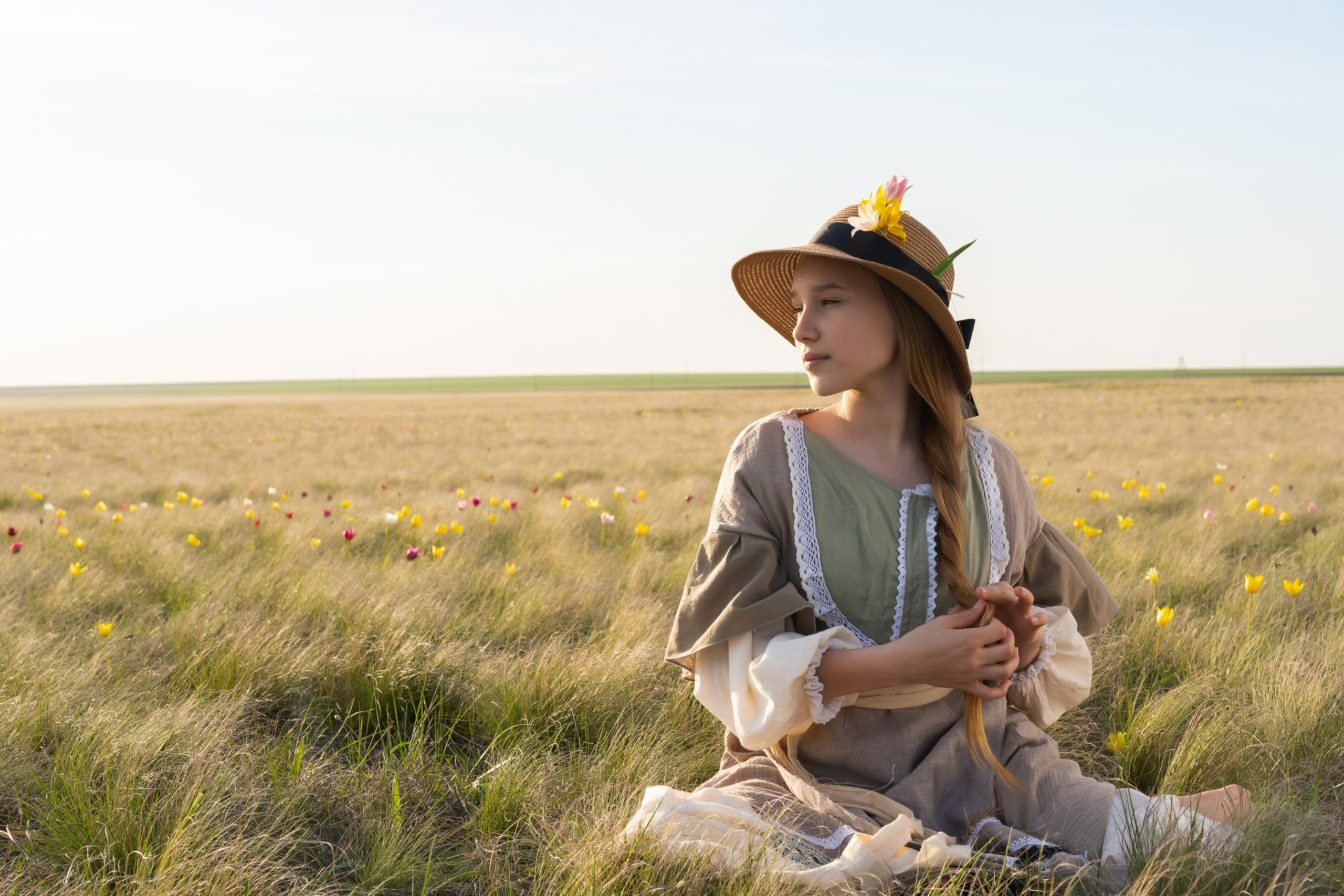 Фотосессия в поле. Фотограф Саратов/Энгельс