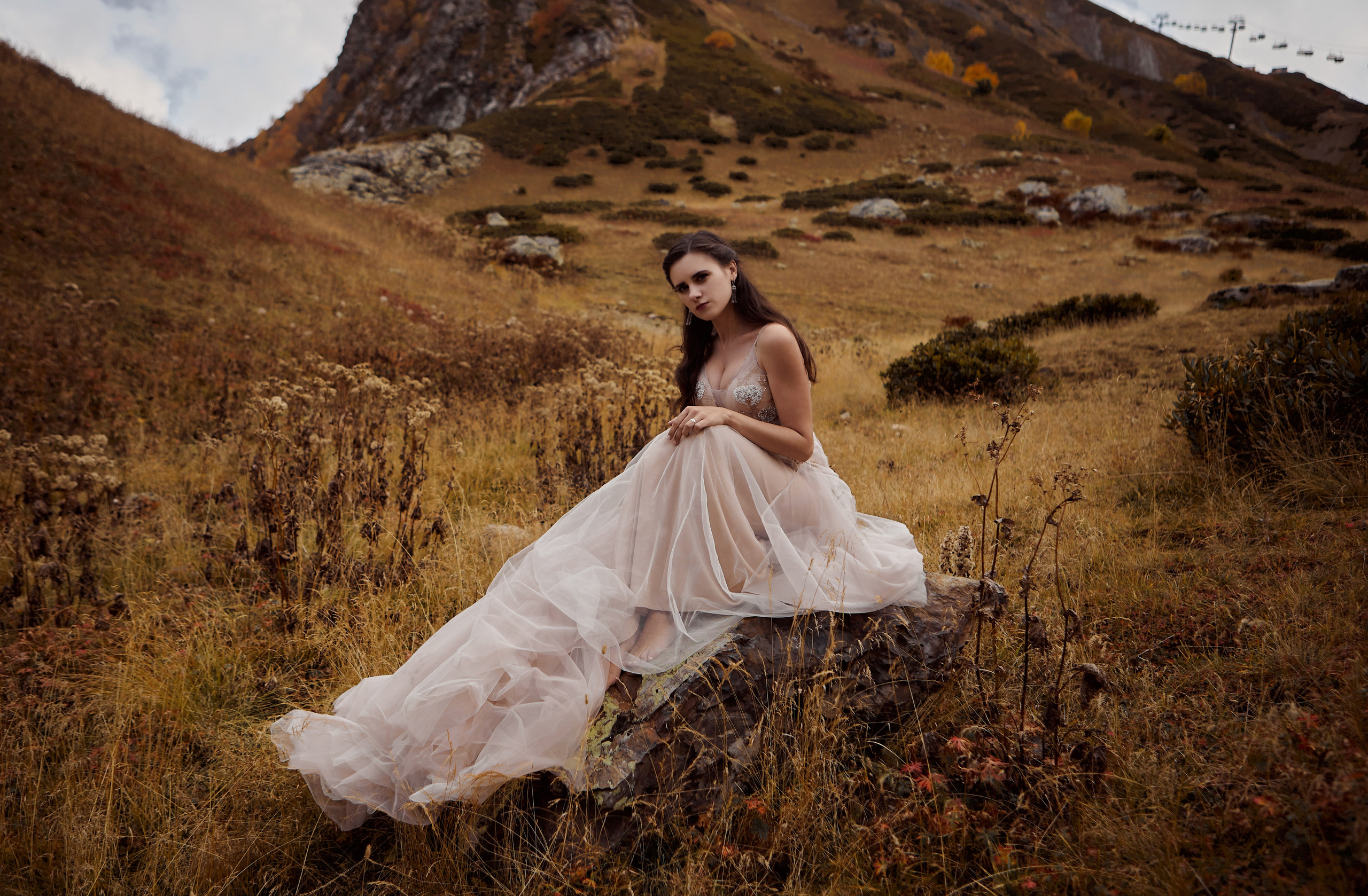 Свадебная фотосессия в горах. Свадебный и семейный фотограф в Сочи-Красной поляне Ларионова Анна