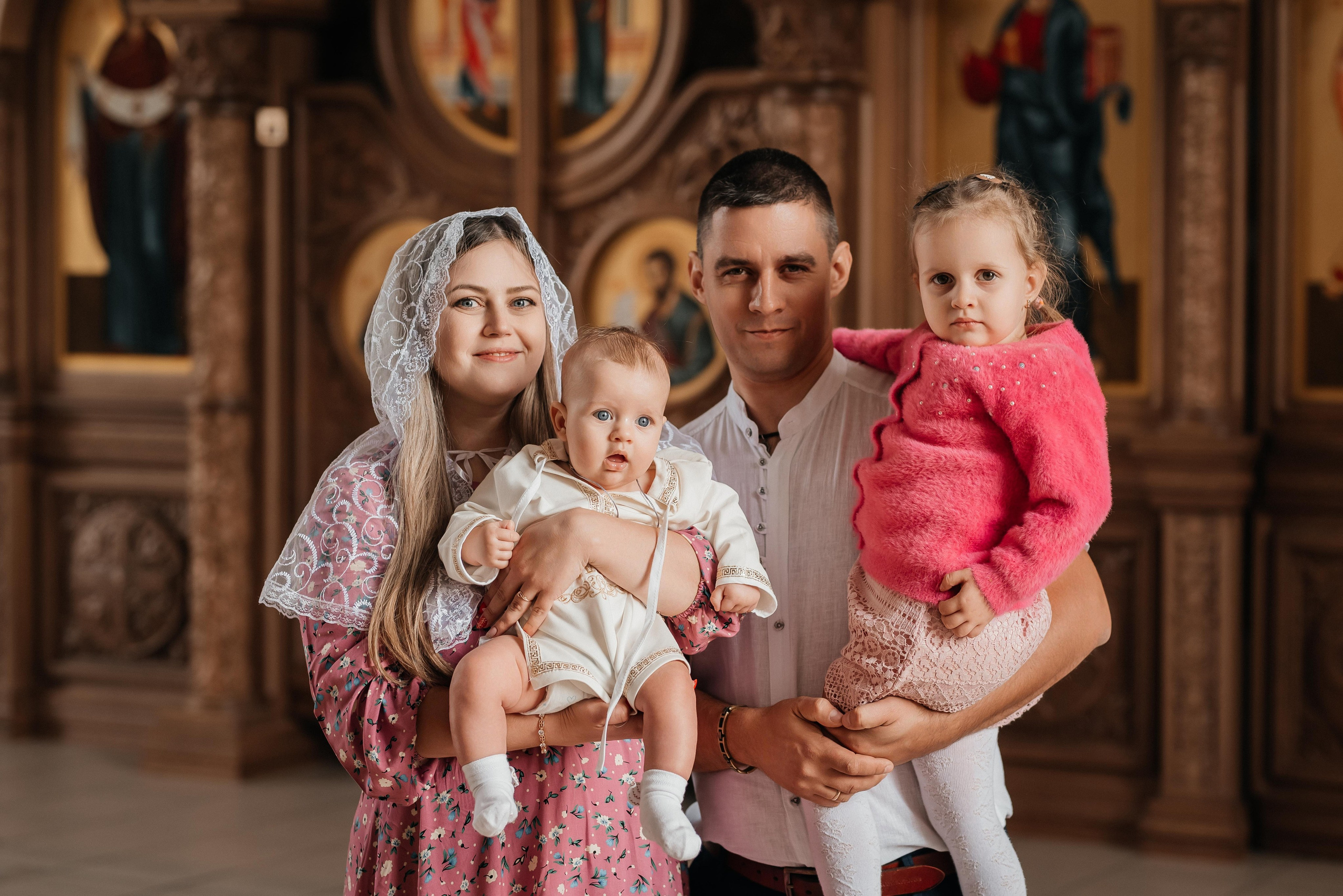 Крещение Ромы. Свадебный и семейный фотограф Яна Стражева. Волгоград, Москва