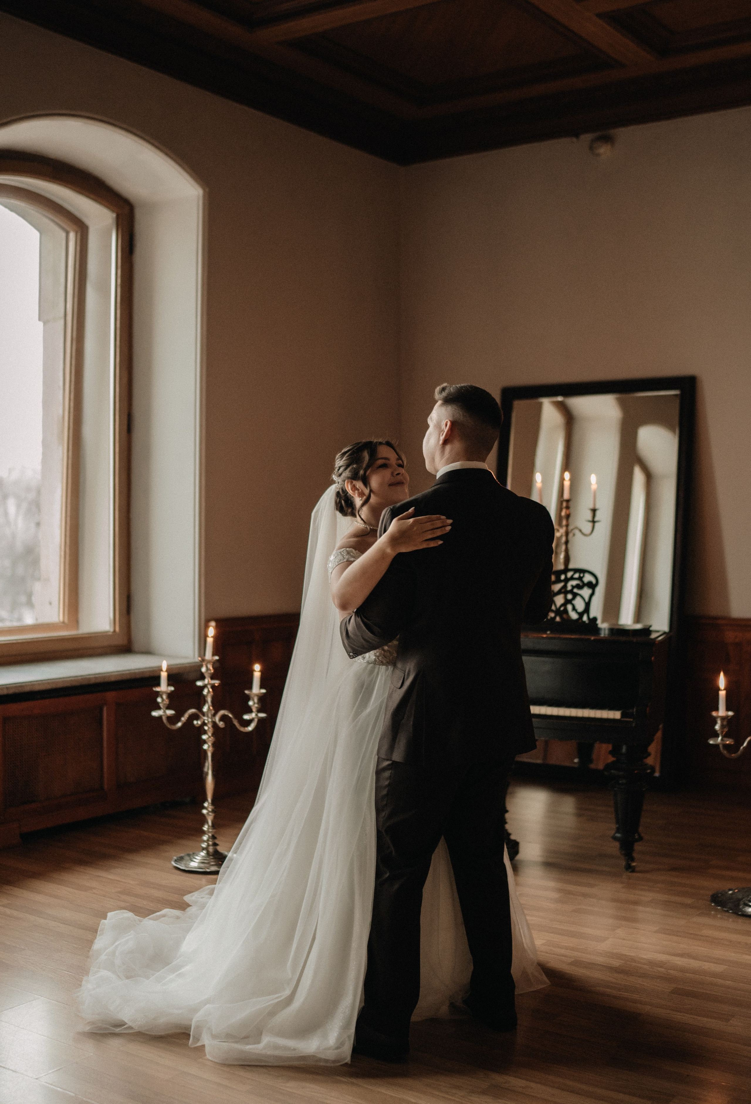 Свадебная фотосессия в студии. Федосова Елизавета. Свадебный фотограф в СПб.