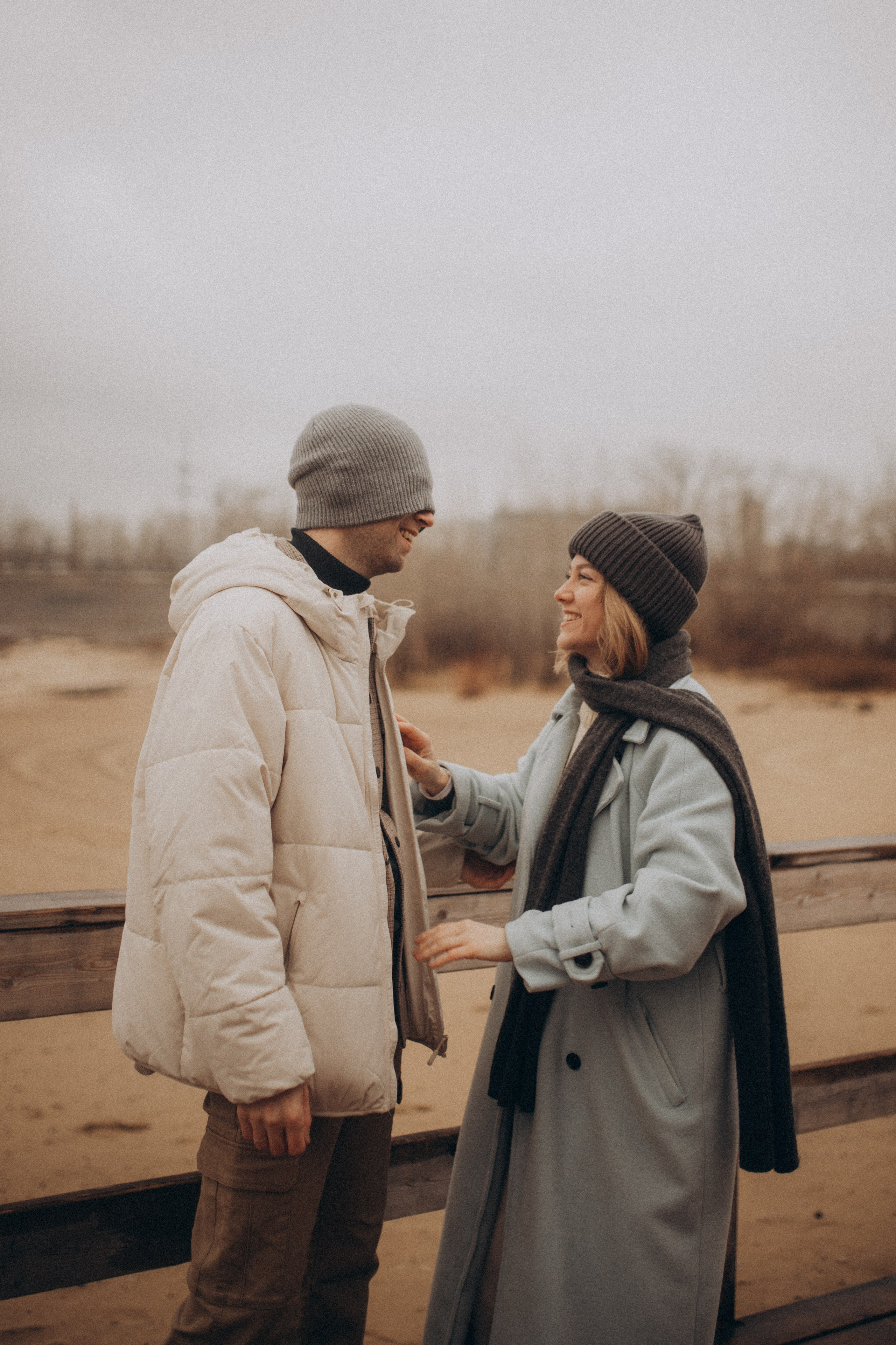 Осенний пляж. Свадебный фотограф Казань