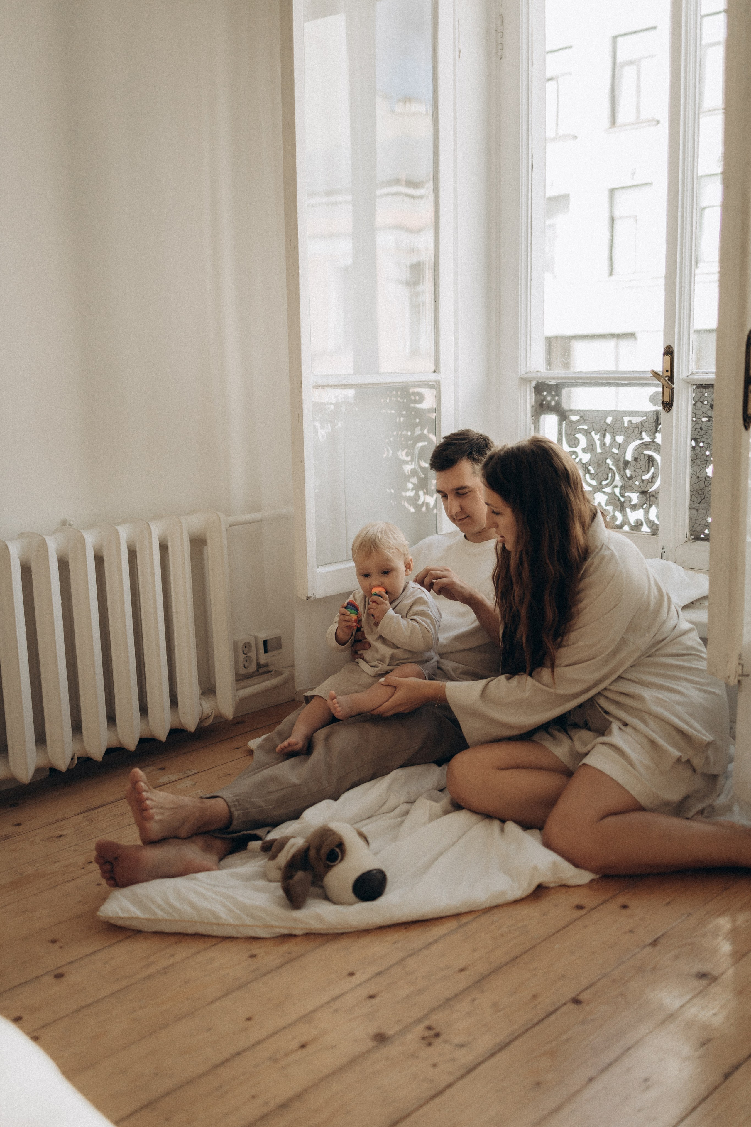 Яна, Дима и малыш Мирон. Семейный, домашний, ньюборн фотограф Москва Цветкова Елизавета