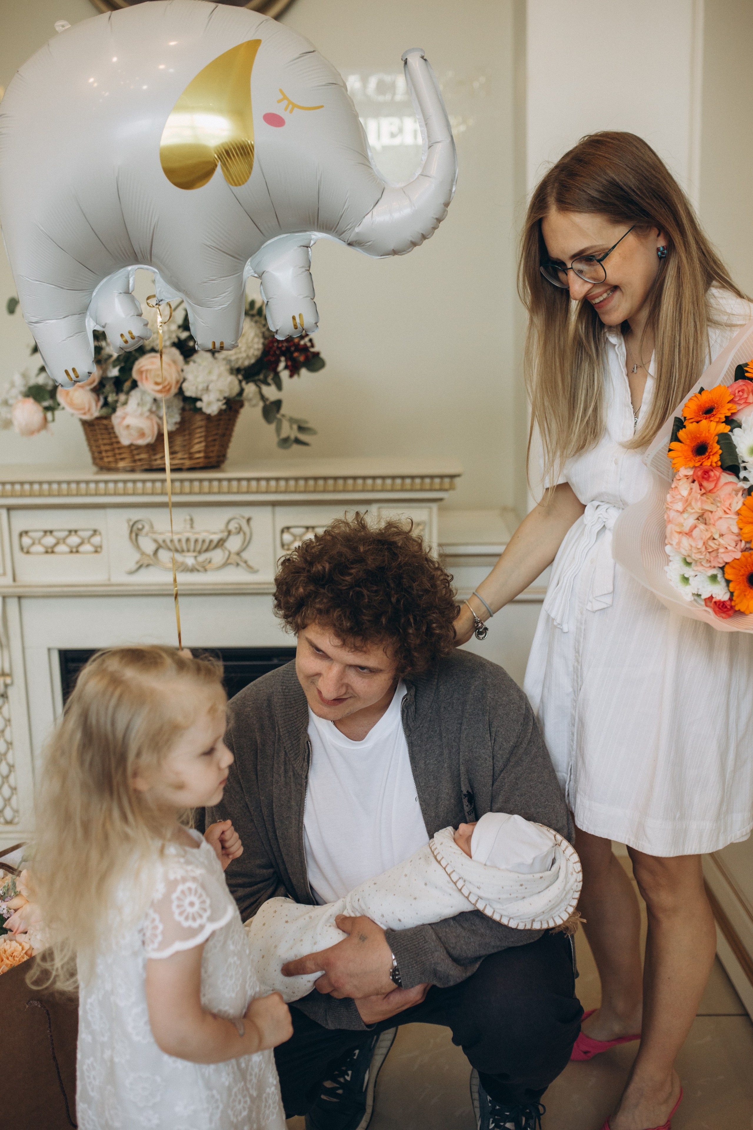 Выписка из роддома. Семейный и детский фотограф в Москве Антонина Смирнова