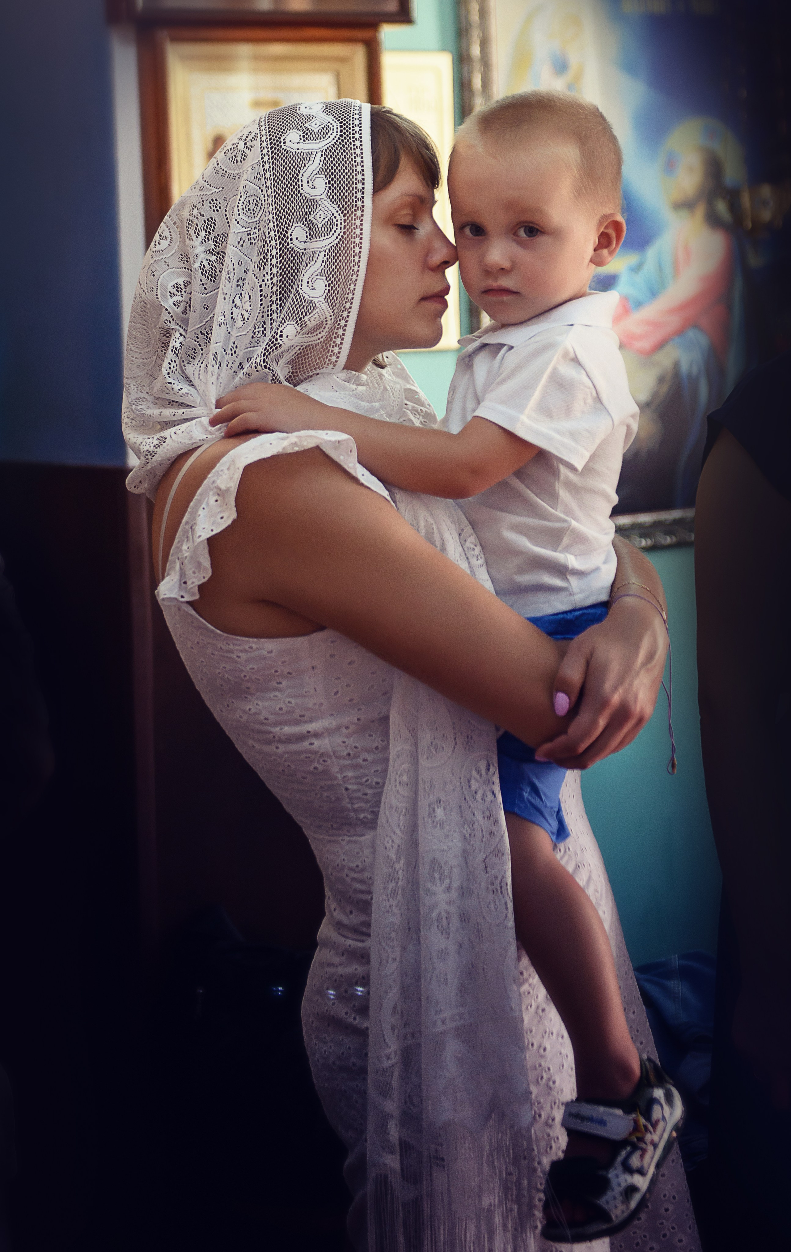 Крещение Платона. Семейный фотограф, женский фототерапевт