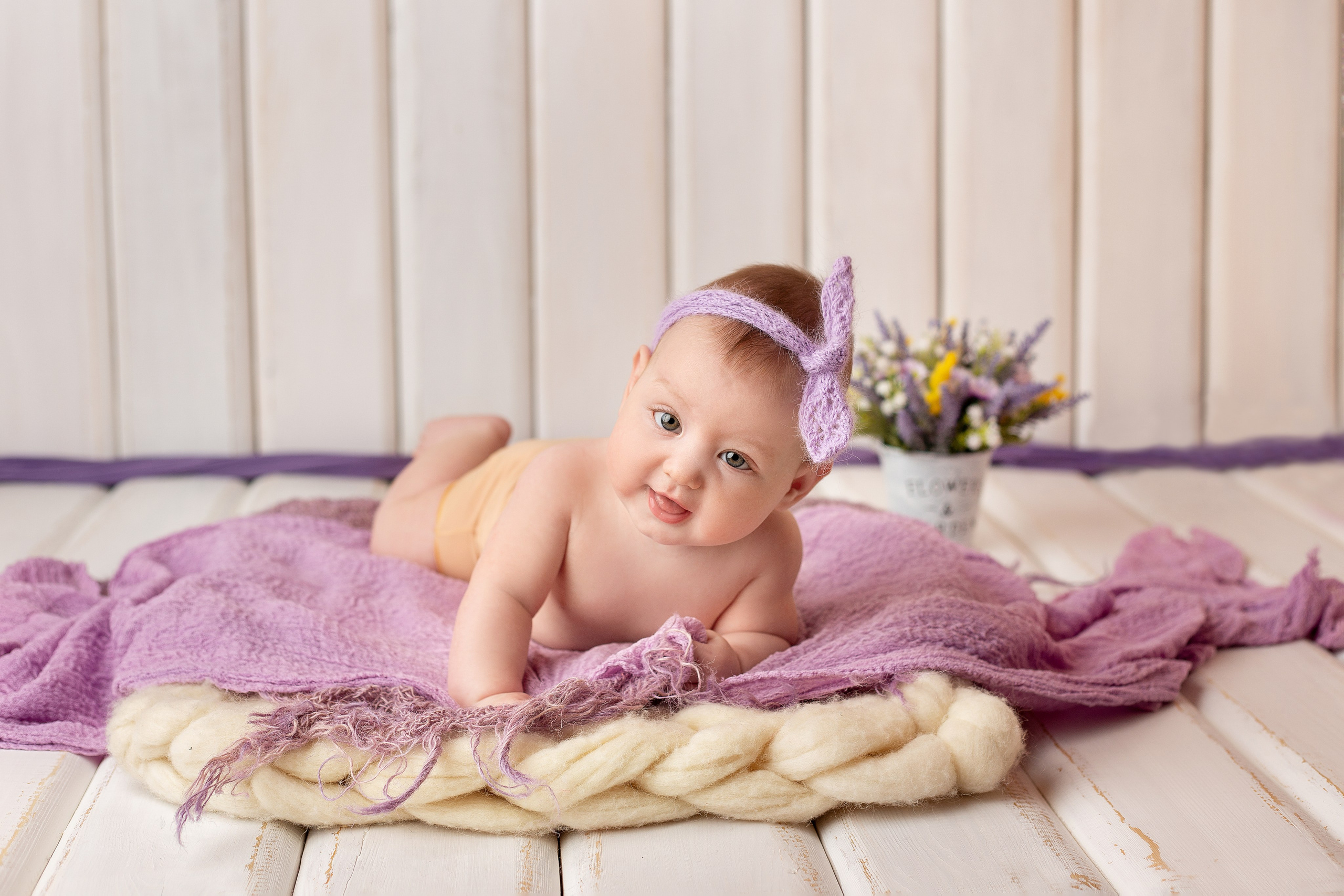 Проект «Полугодие» (малыши 6-9 месяцев). Фотограф новорожденных и детский фотограф в Радужном Васильева Елена