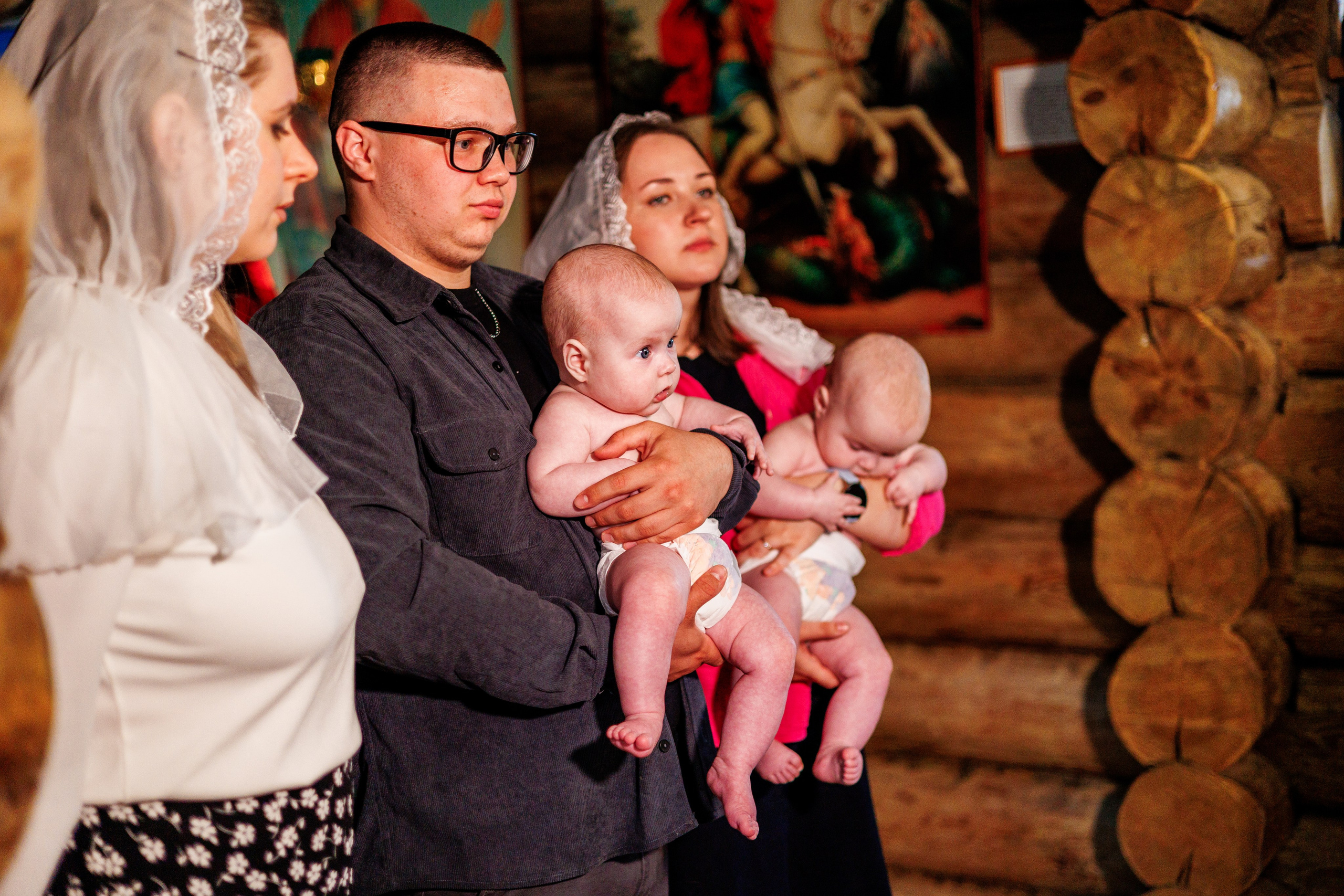 Крещение близняшек. Свадебный и семейный фотограф в Армавире