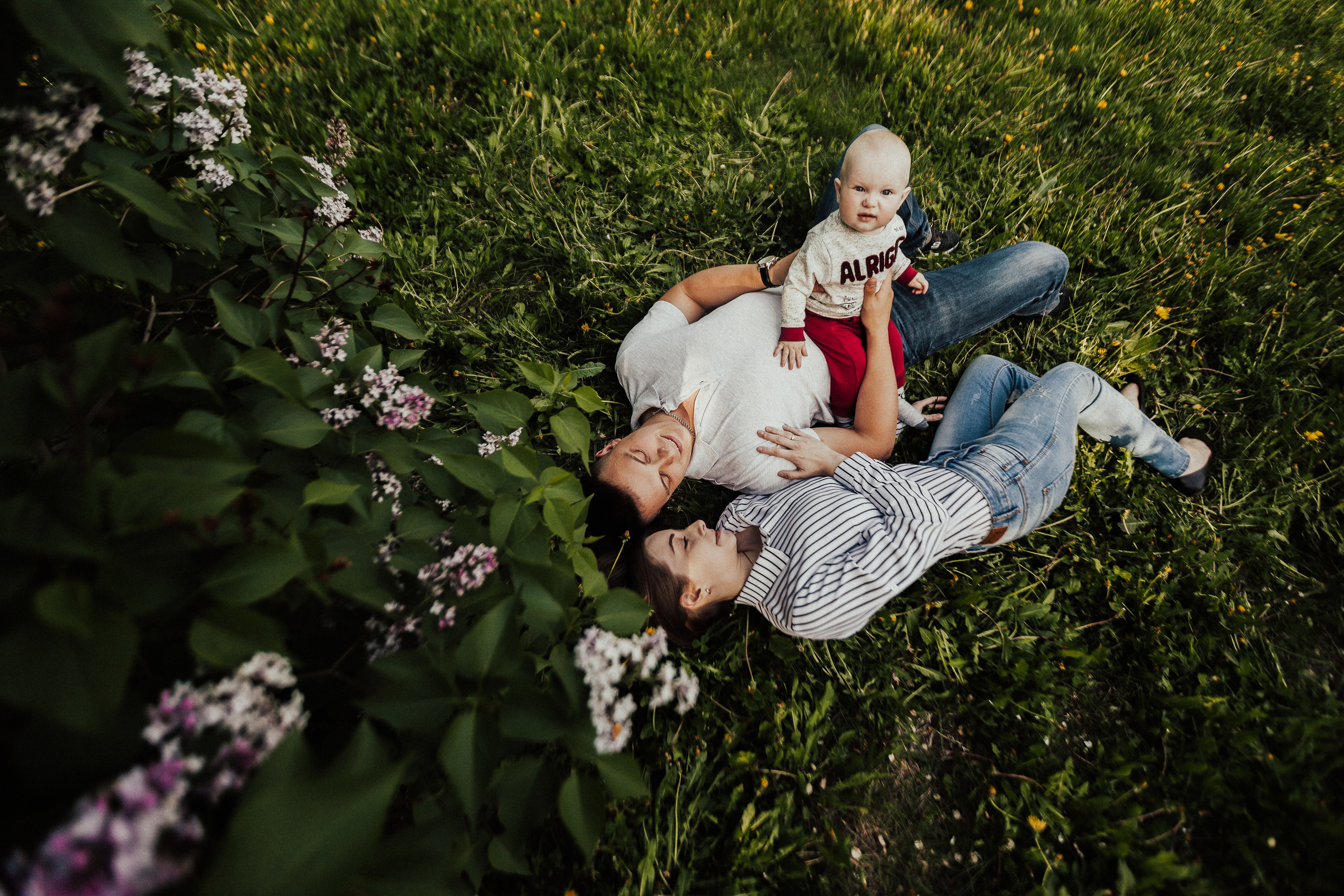 Алина с семьёй. Фотограф Шелудкова Яна, город Тюмень